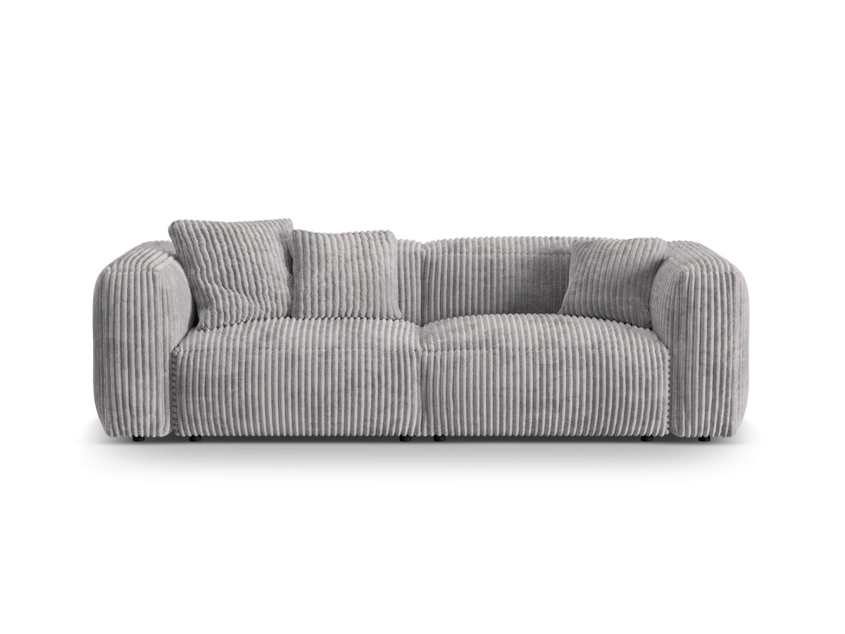 Martina Modulares Sofa 3 Sitzer in Light Grey-Tilia präsentiert im Onlineshop von KAQTU Design AG. 3er Sofa ist von Micadoni
