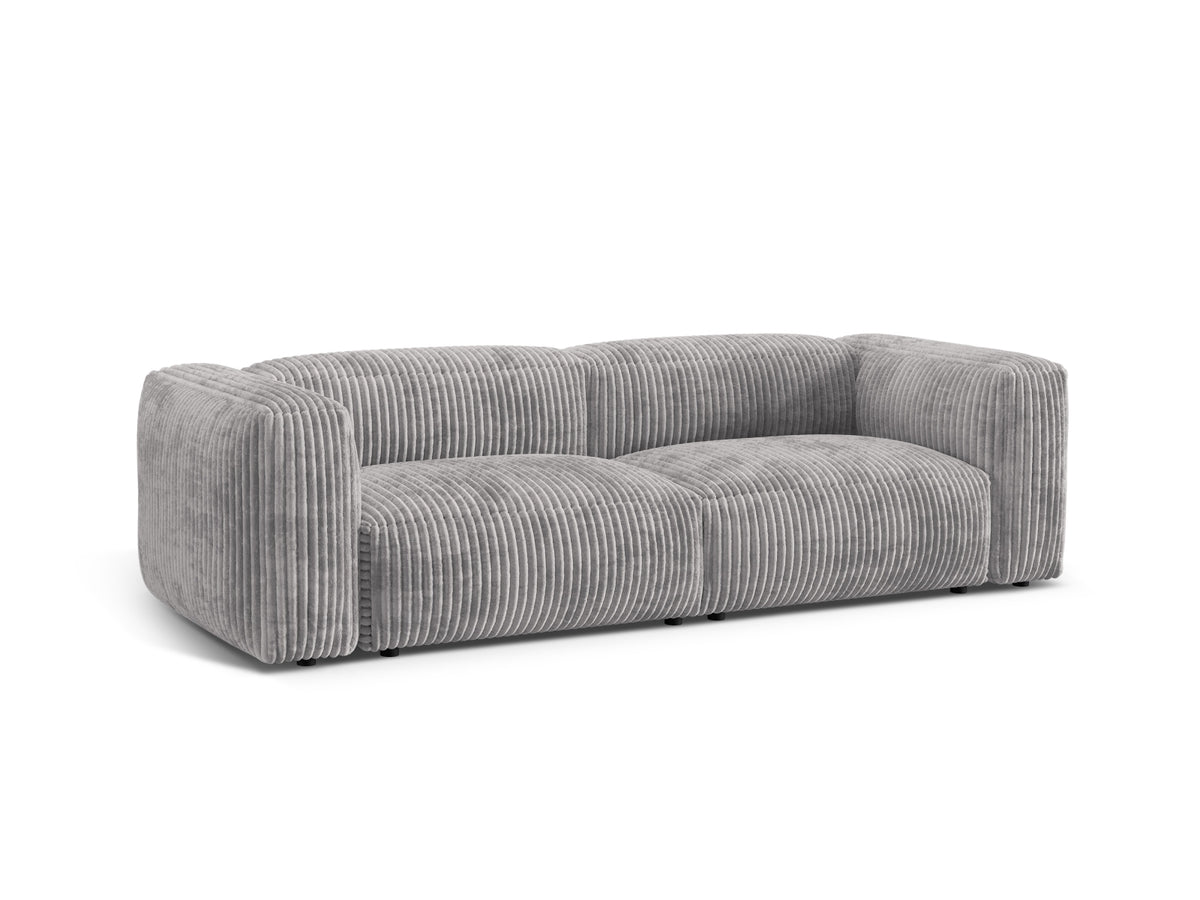Martina Modulares Sofa 3 Sitzer in Light Grey-Tilia präsentiert im Onlineshop von KAQTU Design AG. 3er Sofa ist von Micadoni