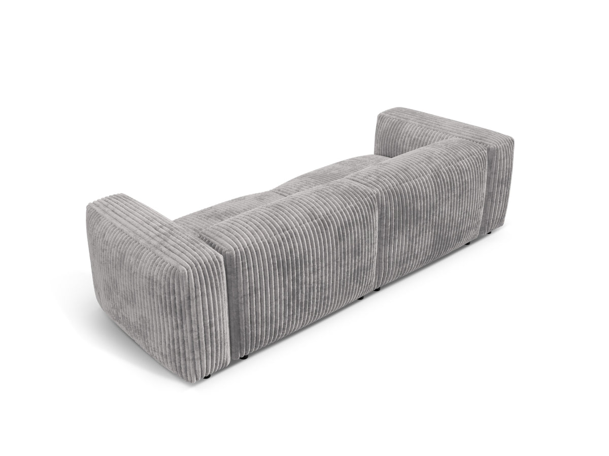 Martina Modulares Sofa 3 Sitzer in Light Grey-Tilia präsentiert im Onlineshop von KAQTU Design AG. 3er Sofa ist von Micadoni