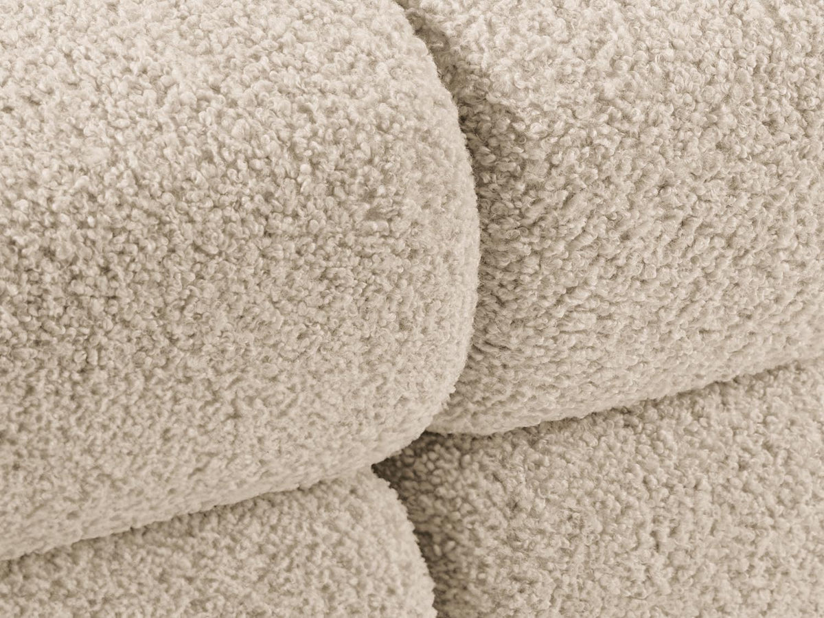 Bellis Boucle modulares Sofa 3 Sitzer 94cm in Light Beige-Rolf präsentiert im Onlineshop von KAQTU Design AG. 3er Sofa ist von Micadoni