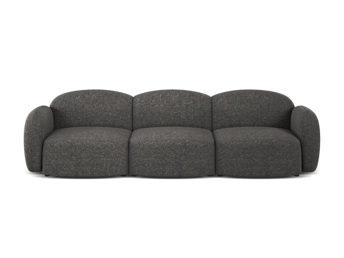 3-Sitzer Sofa Blair in Dark Grey-Eden präsentiert im Onlineshop von KAQTU Design AG. 3er Sofa ist von Micadoni