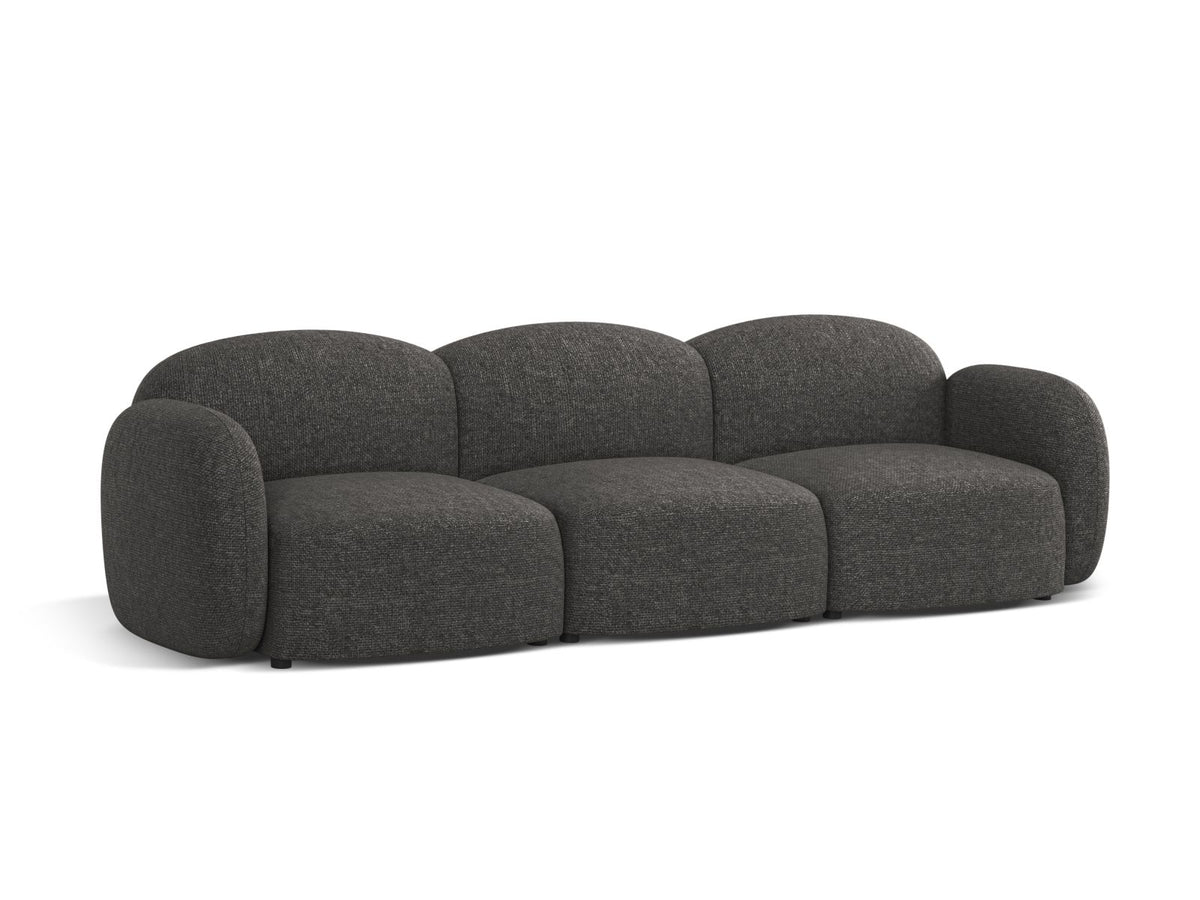 3-Sitzer Sofa Blair in Dark Grey-Eden präsentiert im Onlineshop von KAQTU Design AG. 3er Sofa ist von Micadoni