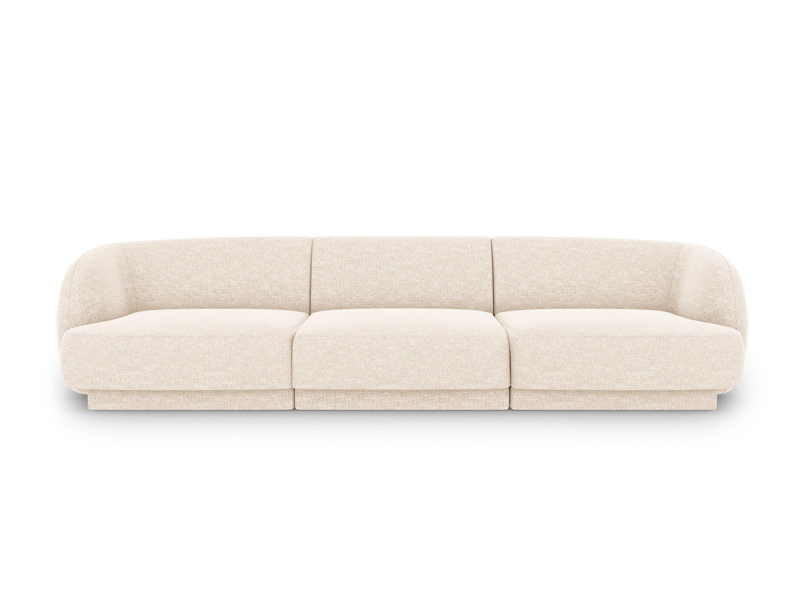 Miley Sofa 3 Sitzer in Ivory präsentiert im Onlineshop von KAQTU Design AG. 3er Sofa ist von Micadoni