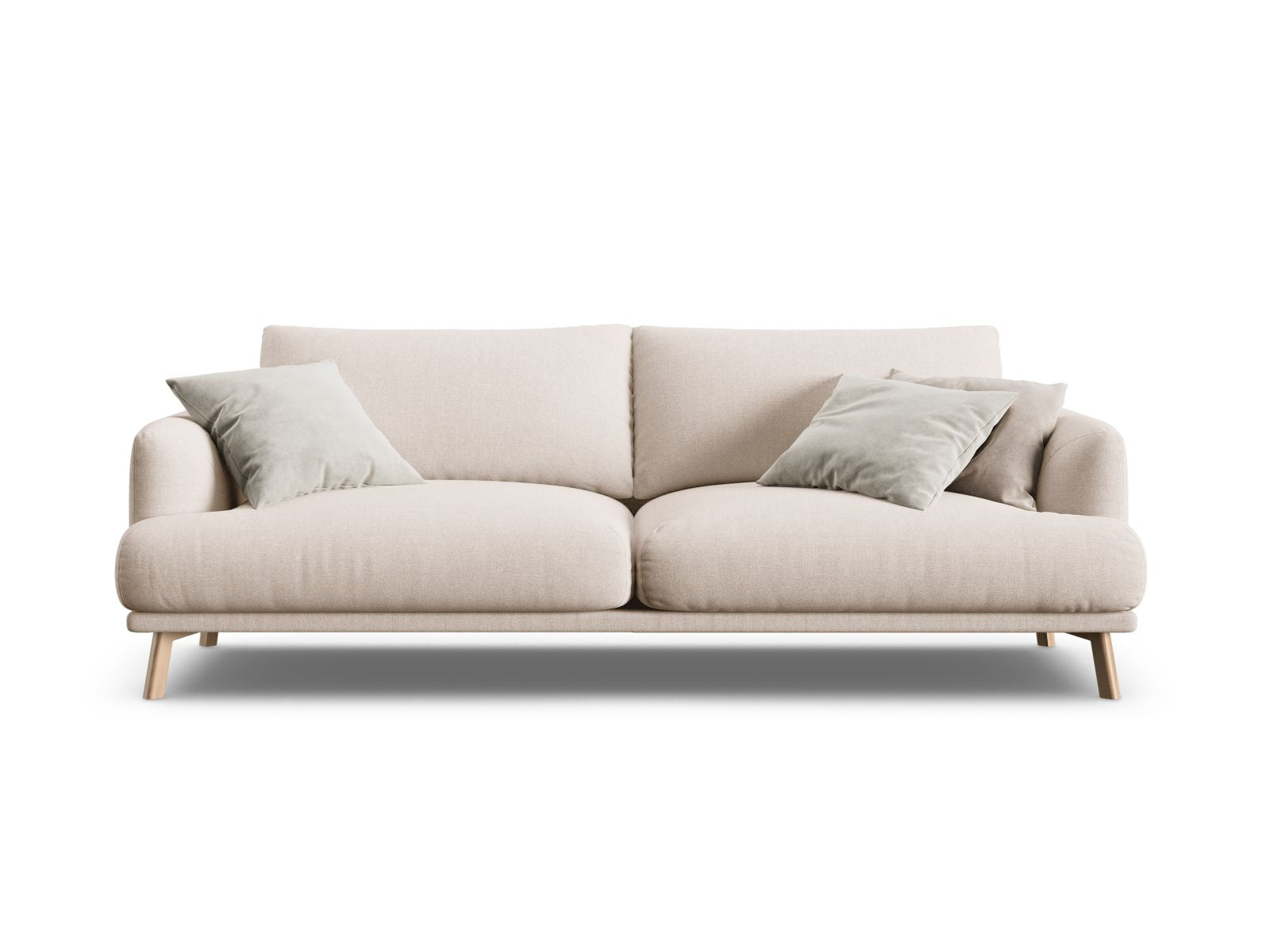 3-Sitzer Sofa Naomi in Beige-Liberty präsentiert im Onlineshop von KAQTU Design AG. 3er Sofa ist von Micadoni