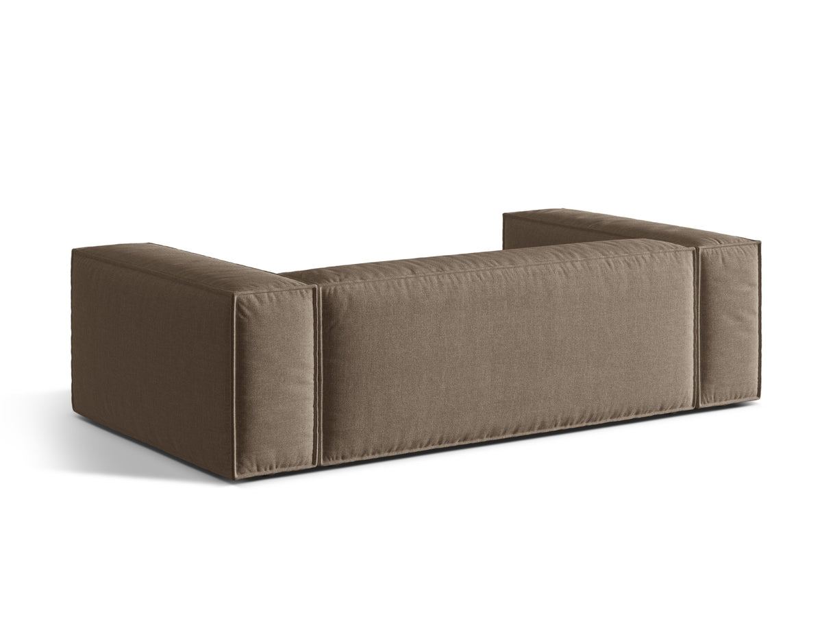 3-Sitzer Sofa Nuria in Cappuccino-Liberty präsentiert im Onlineshop von KAQTU Design AG. 3er Sofa ist von Micadoni