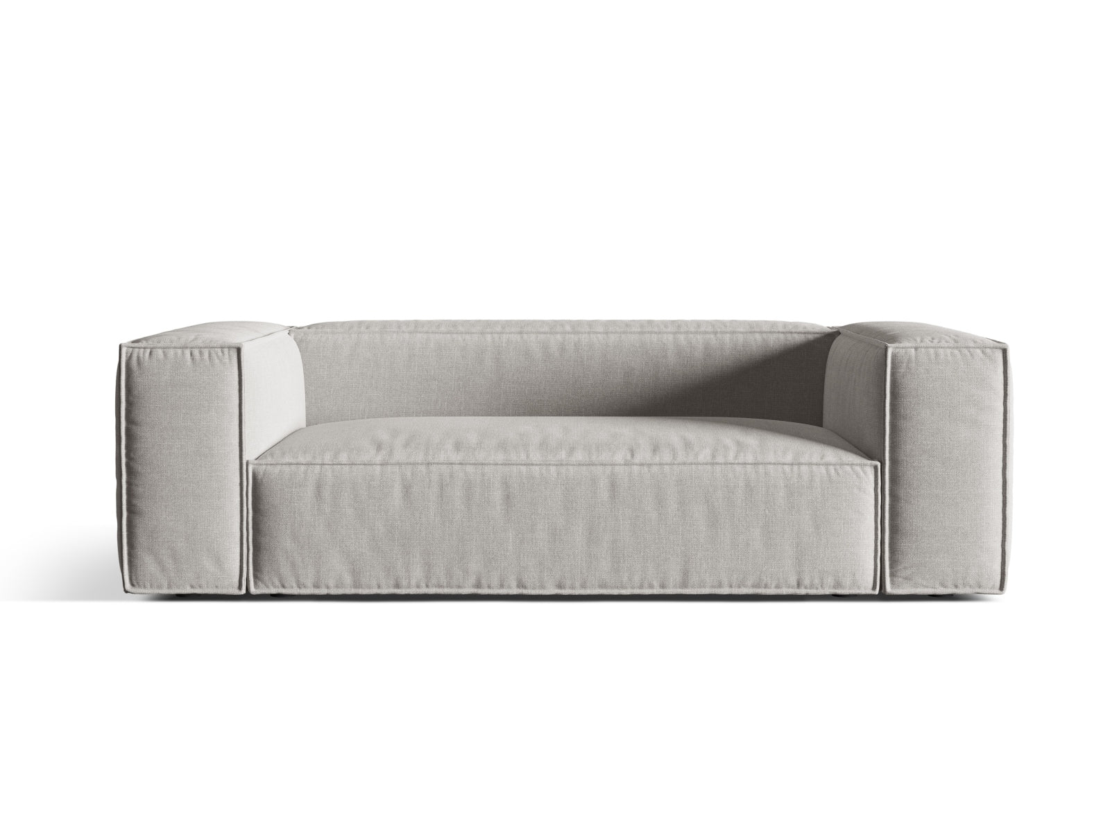 3-Sitzer Sofa Nuria in Light Grey-Liberty präsentiert im Onlineshop von KAQTU Design AG. 3er Sofa ist von Micadoni