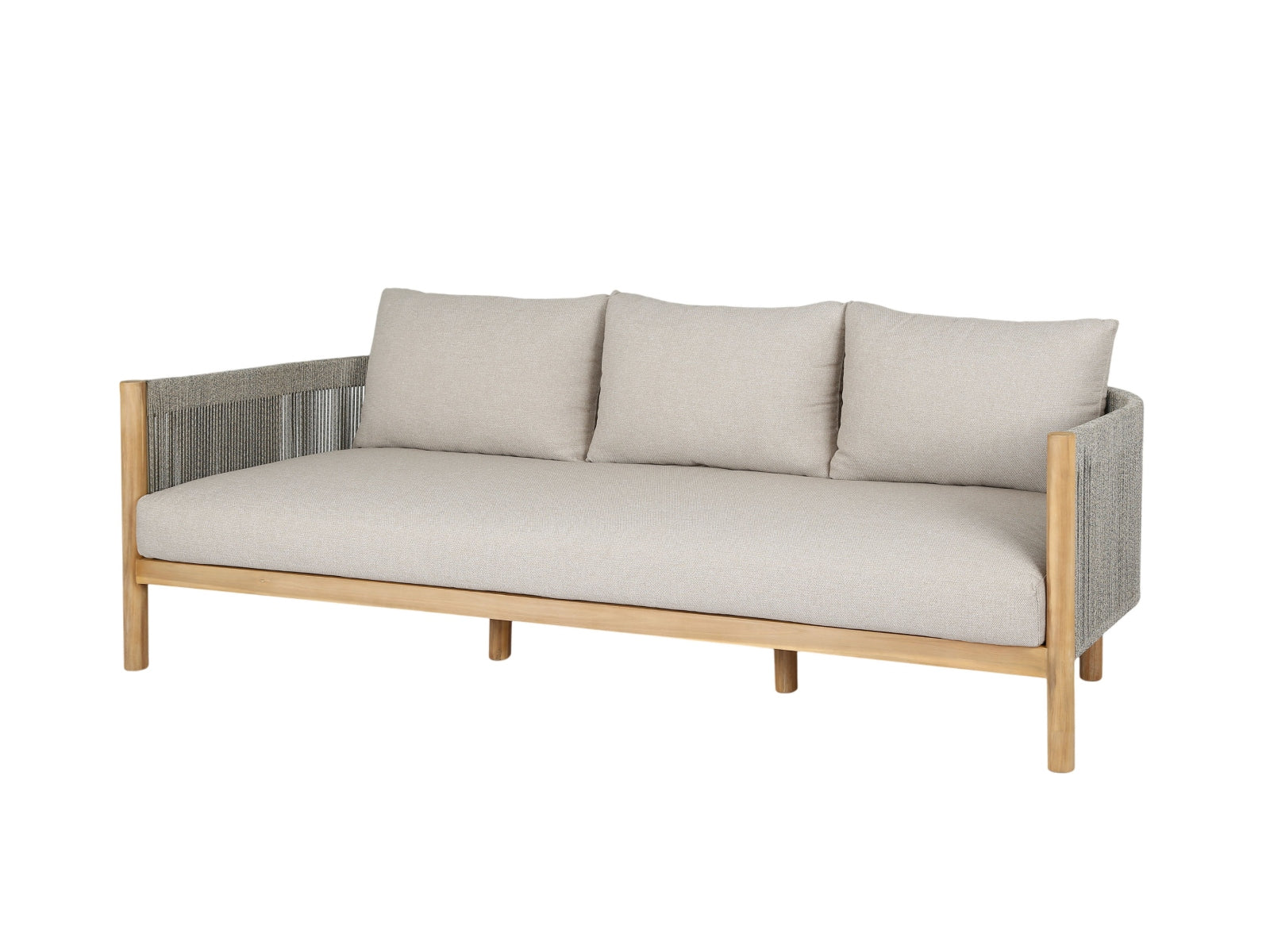 Outdoor Sofa Majorelle 3-Sitzer, 200x78x67 in präsentiert im Onlineshop von KAQTU Design AG. Lounge Sofa ist von Micadoni