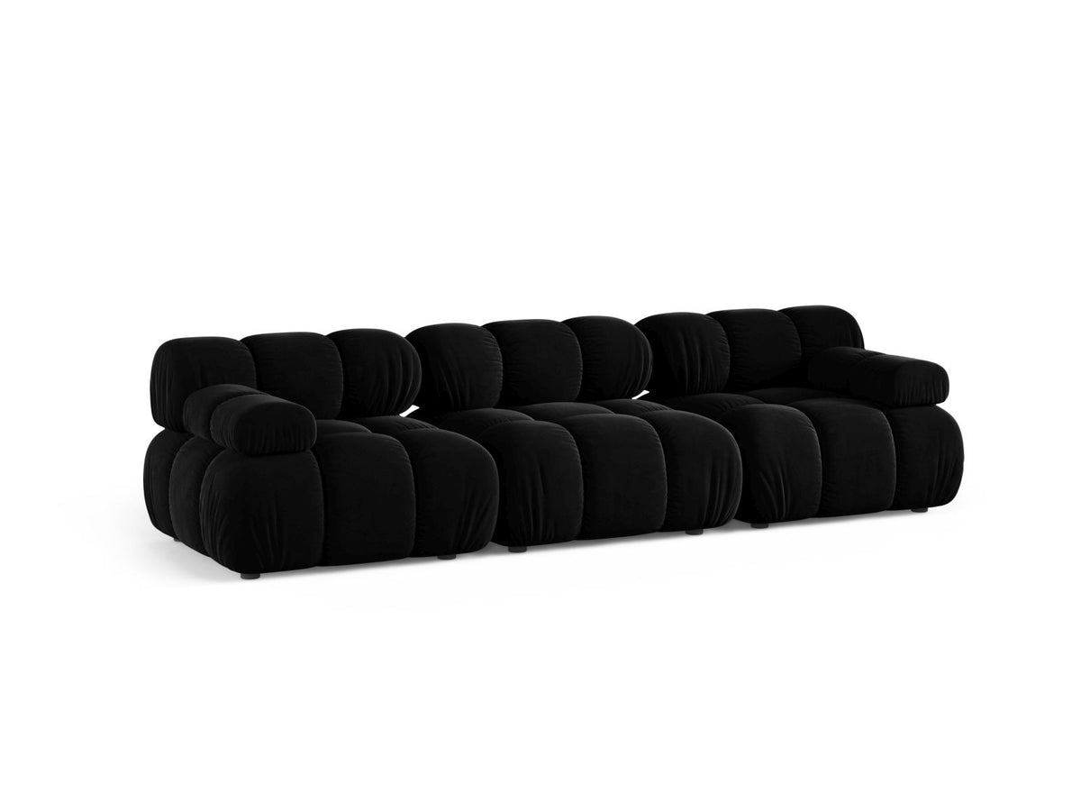 3-Sitzer Modular Sofa Bellis in Black-Venus präsentiert im Onlineshop von KAQTU Design AG. 3er Sofa ist von Micadoni