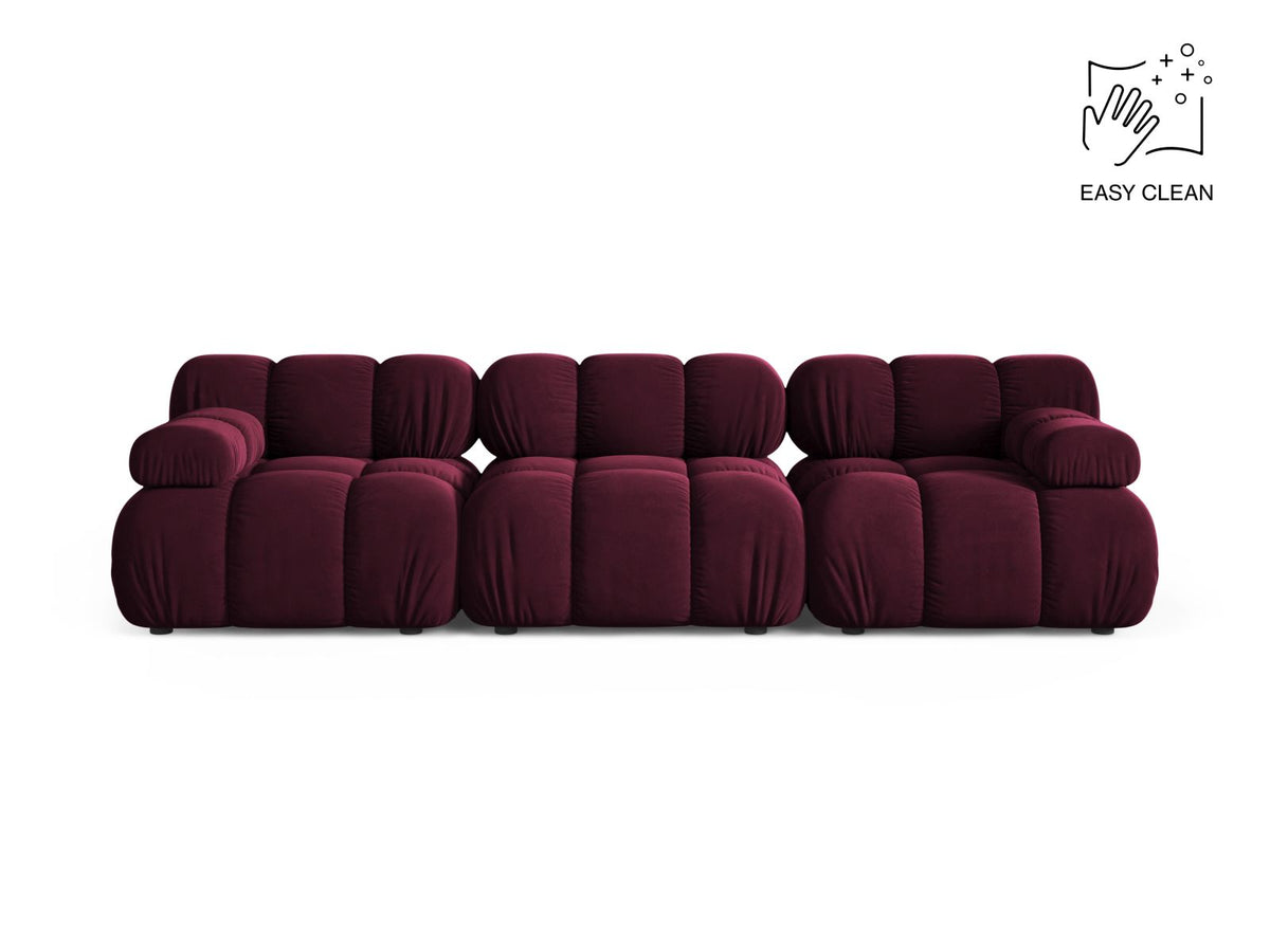 3-Sitzer Modular Sofa Bellis in Burgundy-Venus präsentiert im Onlineshop von KAQTU Design AG. 3er Sofa ist von Micadoni