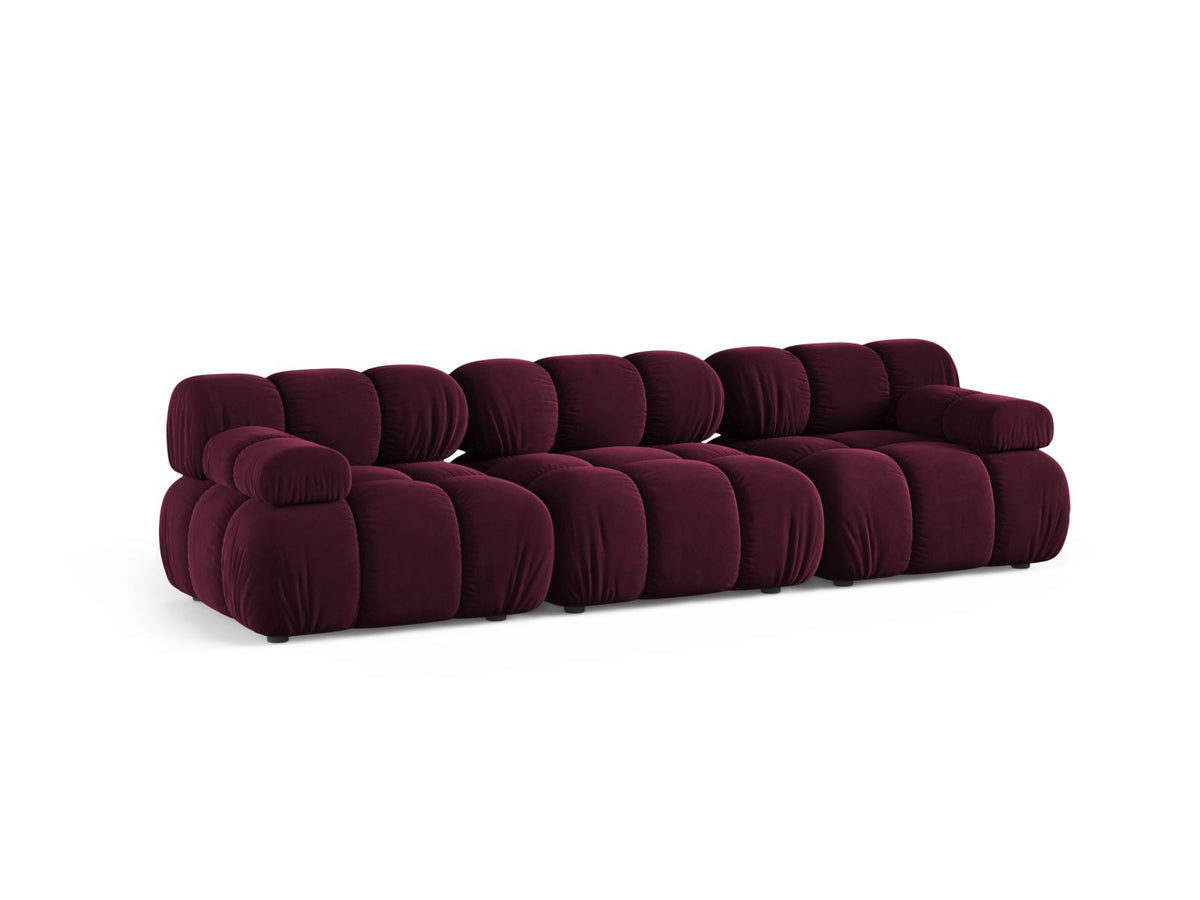 3-Sitzer Modular Sofa Bellis in Burgundy-Venus präsentiert im Onlineshop von KAQTU Design AG. 3er Sofa ist von Micadoni