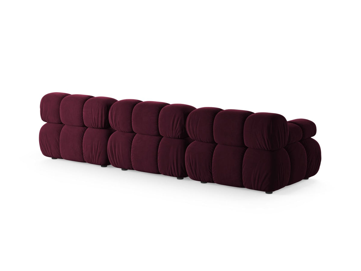 3-Sitzer Modular Sofa Bellis in Burgundy-Venus präsentiert im Onlineshop von KAQTU Design AG. 3er Sofa ist von Micadoni