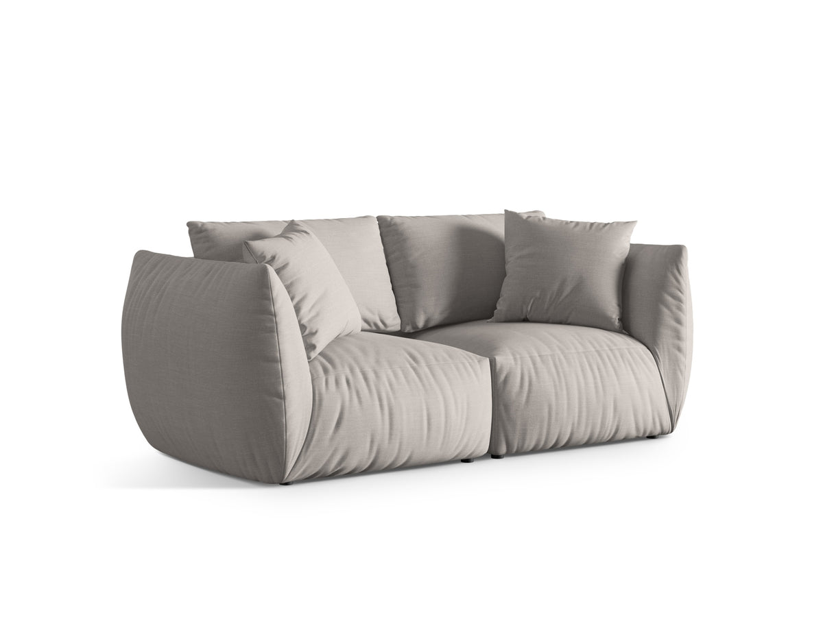 Chris Modular Sofa 3 Sitzer in Natural-LINS präsentiert im Onlineshop von KAQTU Design AG. 3er Sofa ist von Micadoni