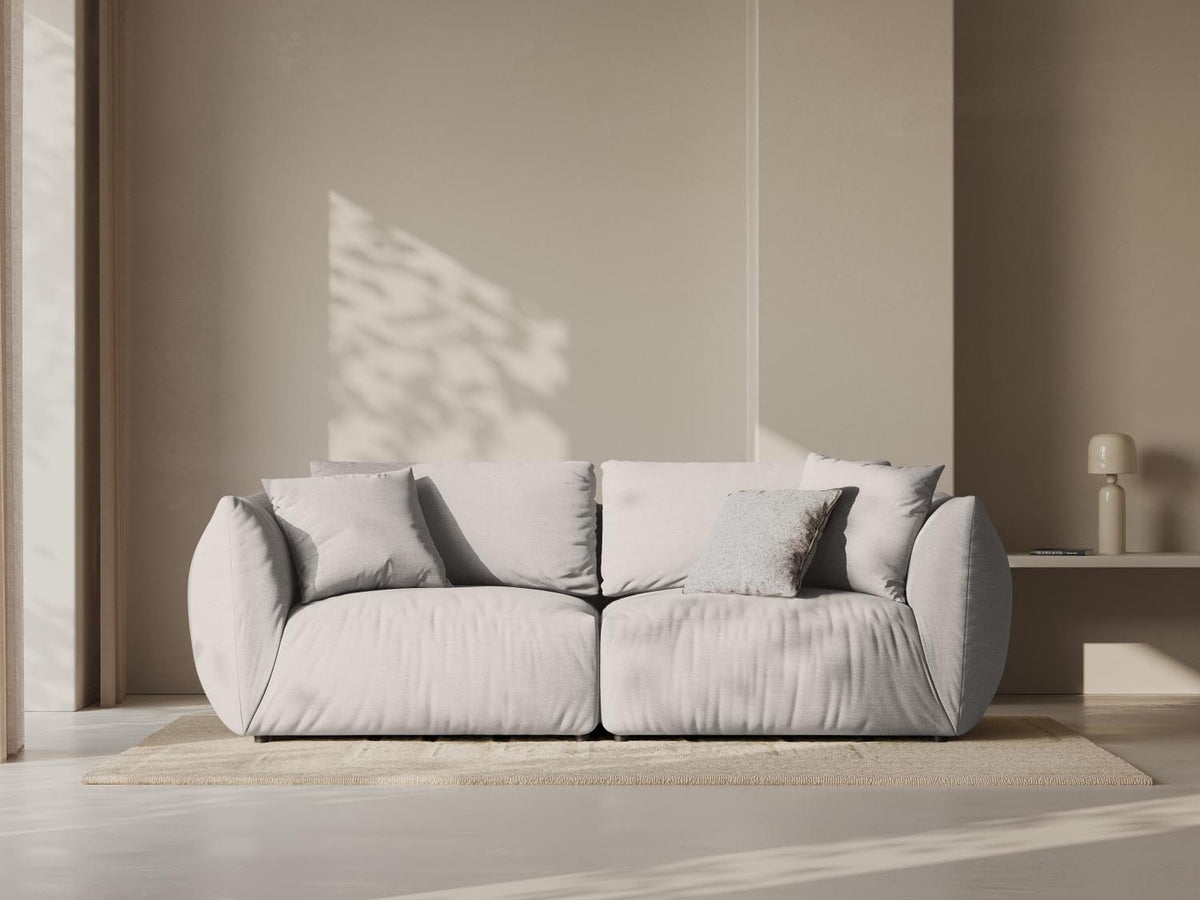 Chris Modular Sofa 3 Sitzer in Natural-LINS präsentiert im Onlineshop von KAQTU Design AG. 3er Sofa ist von Micadoni