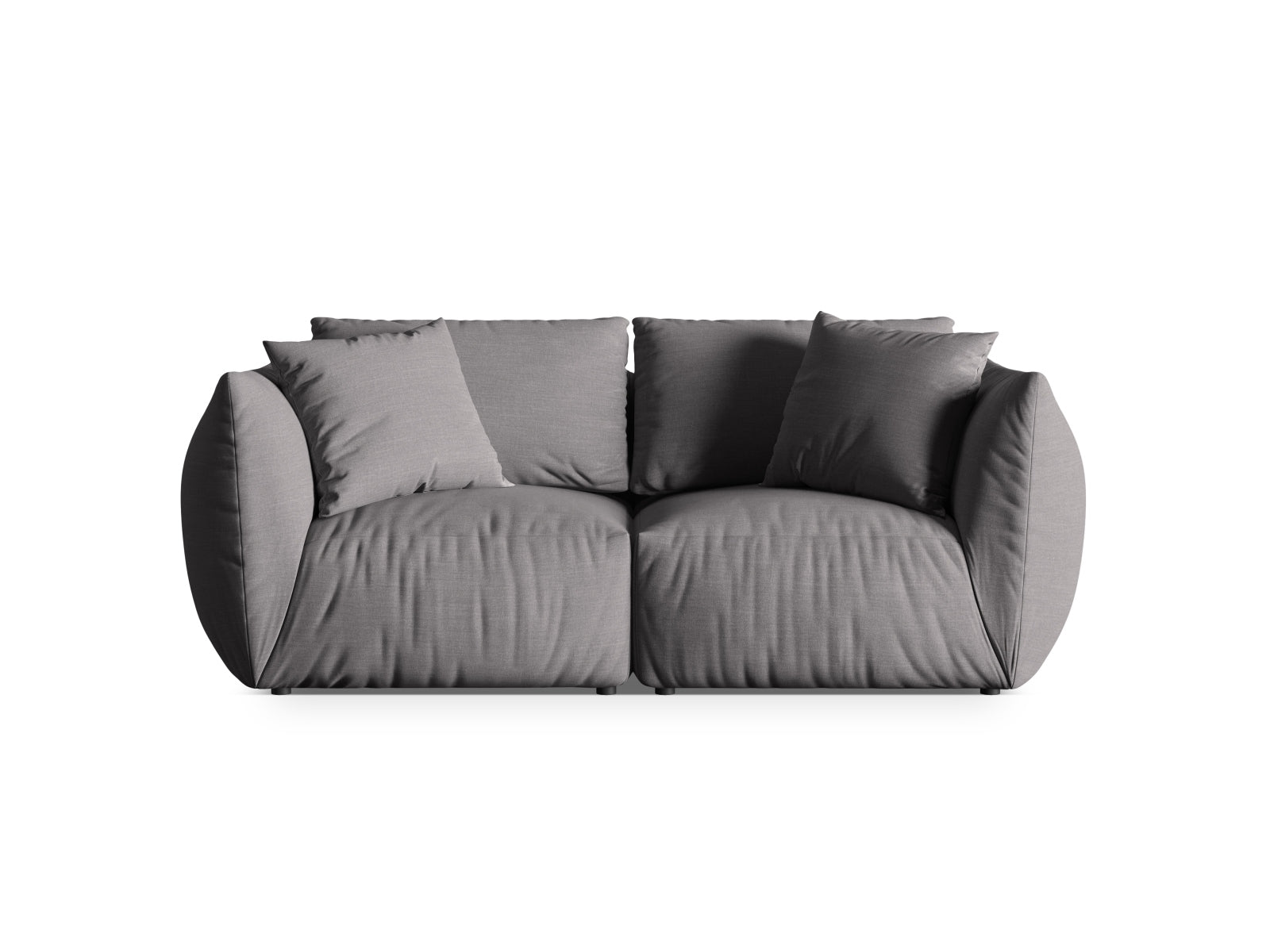 Chris Modular Sofa 3 Sitzer in Sand-LINS präsentiert im Onlineshop von KAQTU Design AG. 3er Sofa ist von Micadoni