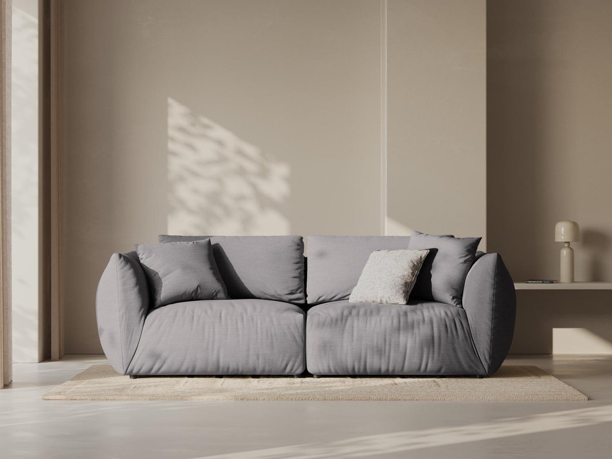 Chris Modular Sofa 3 Sitzer in Sand-LINS präsentiert im Onlineshop von KAQTU Design AG. 3er Sofa ist von Micadoni