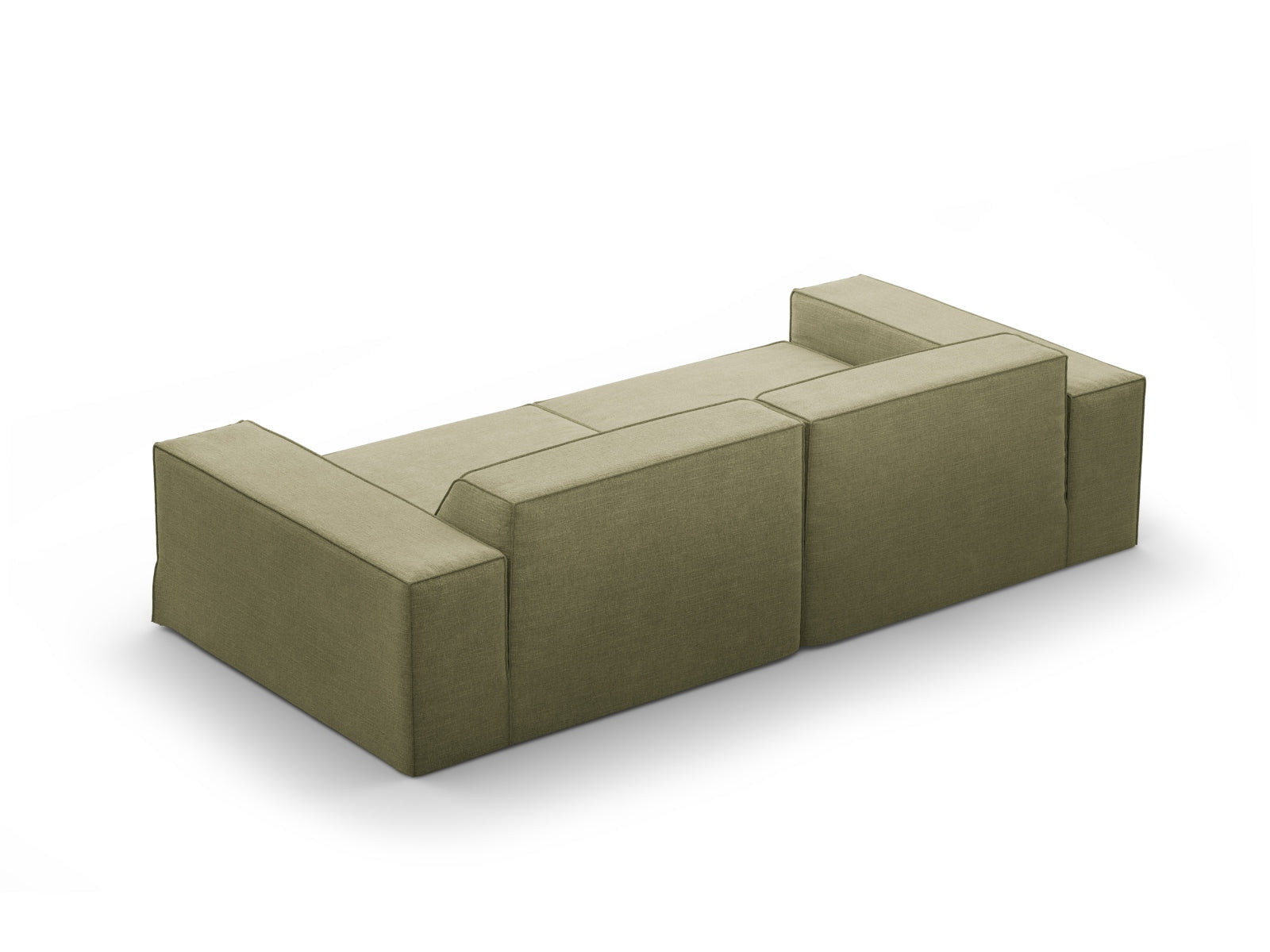 Jodie Modular Sofa 3 Sitzer in Light Green präsentiert im Onlineshop von KAQTU Design AG. Modulares Sofa ist von Micadoni
