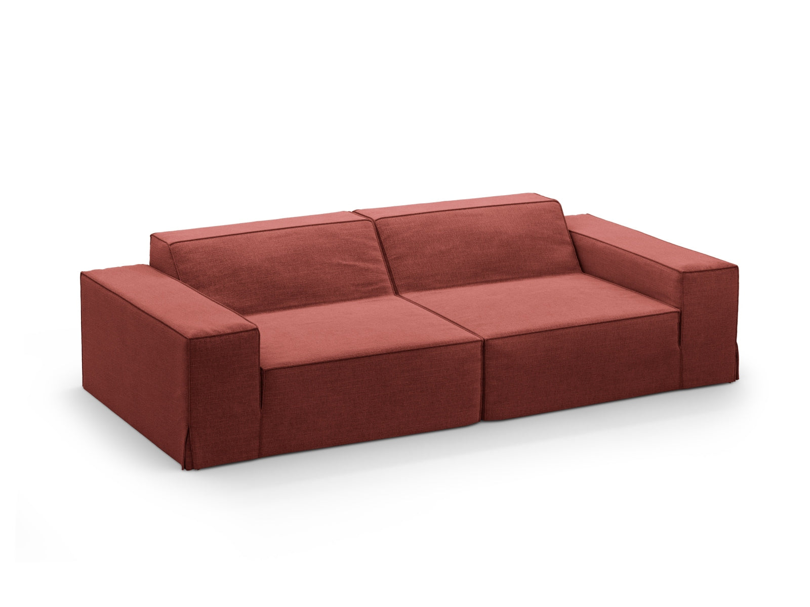 Jodie Modular Sofa 3 Sitzer in Cherrywood präsentiert im Onlineshop von KAQTU Design AG. Modulares Sofa ist von Micadoni