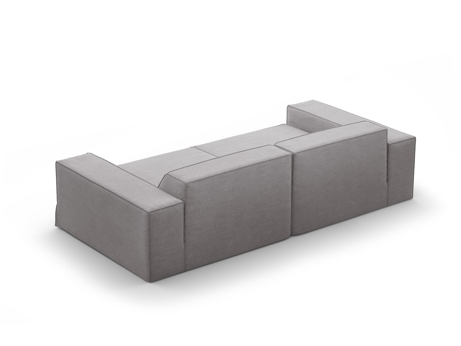 Jodie Modular Sofa 3 Sitzer in Warm grey präsentiert im Onlineshop von KAQTU Design AG. Modulares Sofa ist von Micadoni