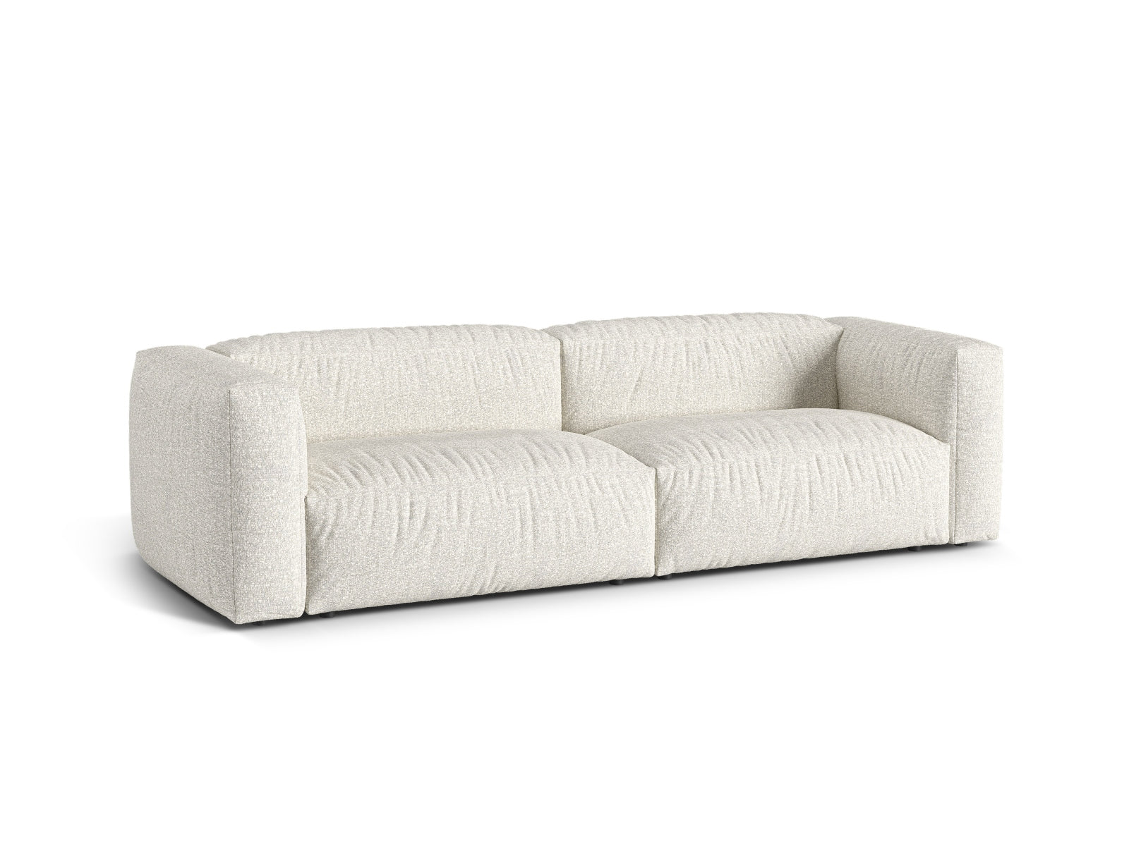 Modulares 3-Sitzer Sofa Martina von Micadoni, ideal für gemütliche Räume, bietet vielseitige Gestaltungsmöglichkeiten und hohen Sitzkomfort.