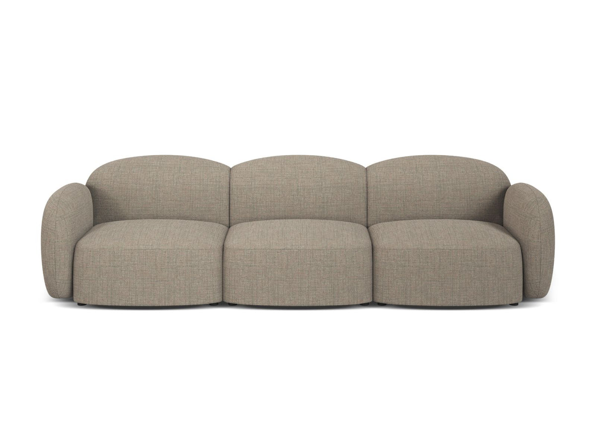 3-Sitzer Sofa Blair in Grey Brown Melange-Baltimore präsentiert im Onlineshop von KAQTU Design AG. 3er Sofa ist von Micadoni