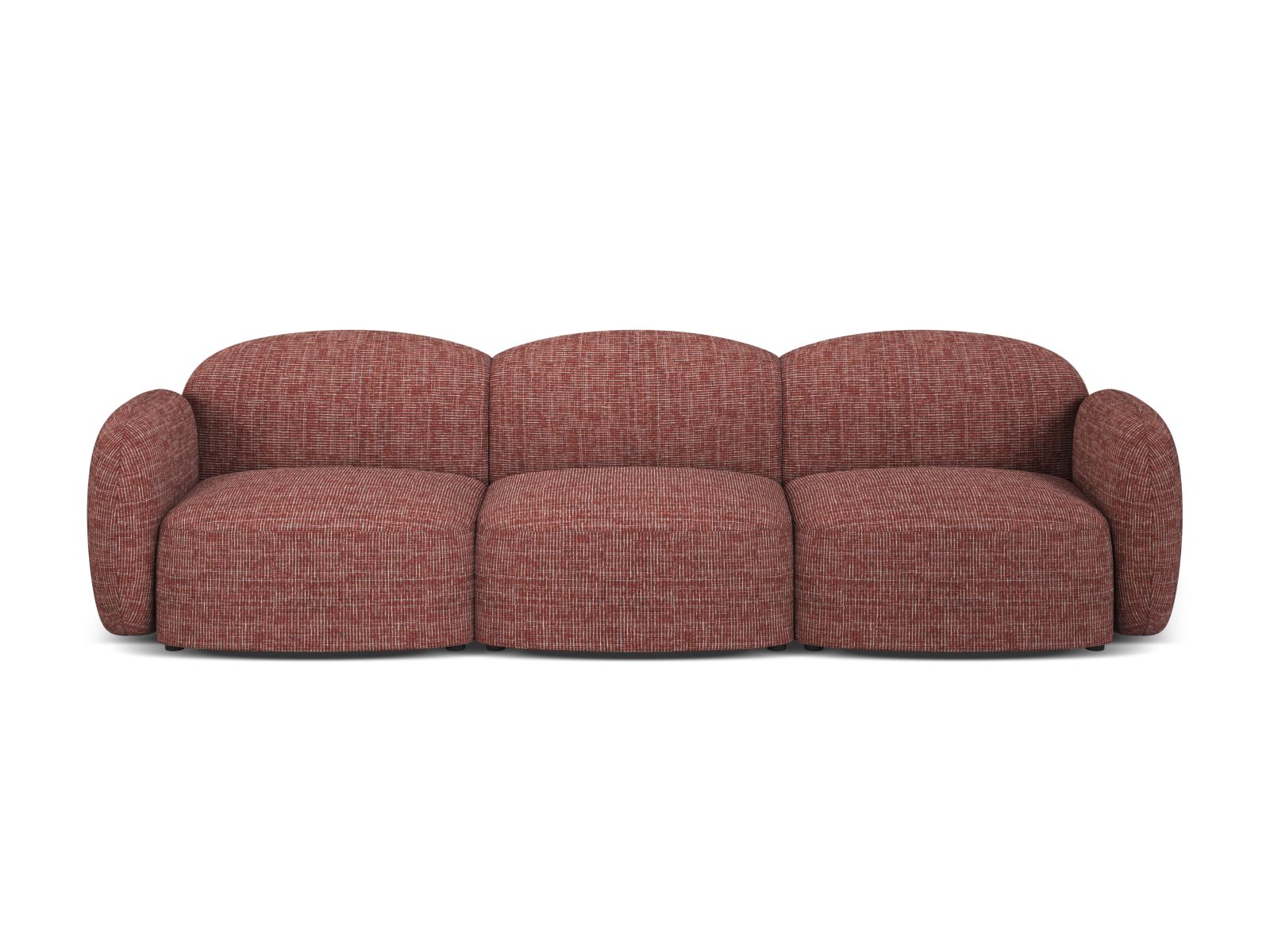 3-Sitzer Sofa Blair in Red-Baltimore präsentiert im Onlineshop von KAQTU Design AG. 3er Sofa ist von Micadoni