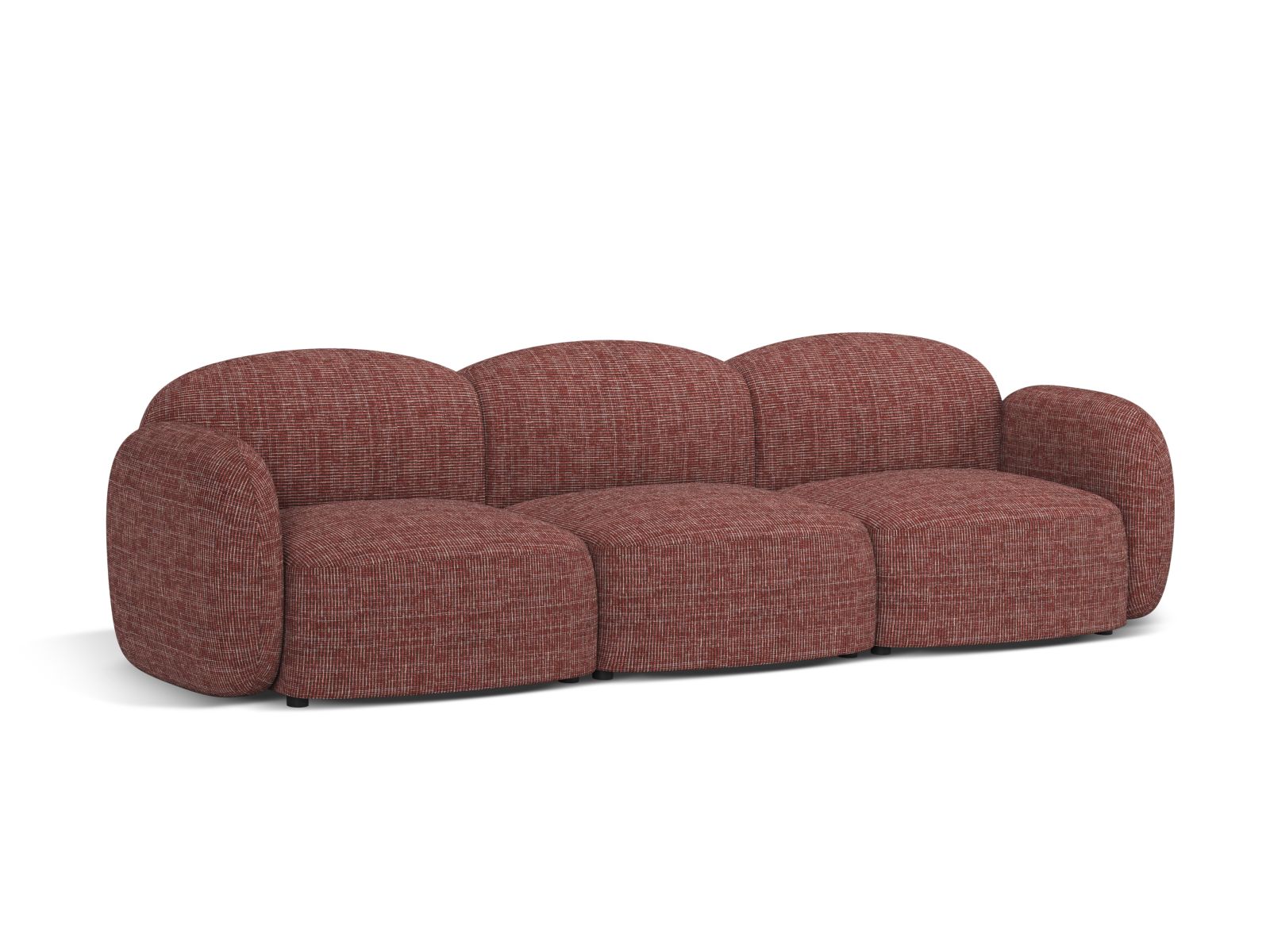 Elegantes 3-Sitzer Sofa Blair von Micadoni in stilvollem Design, ideal für moderne Wohnräume und gemütliche Abende.