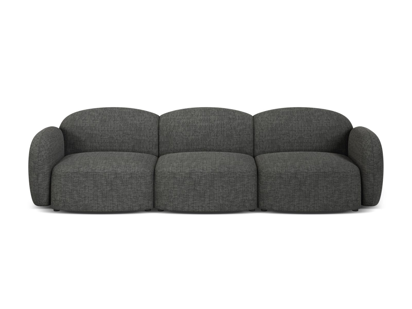 3-Sitzer Sofa Blair in Grey Melange-Baltimore präsentiert im Onlineshop von KAQTU Design AG. 3er Sofa ist von Micadoni