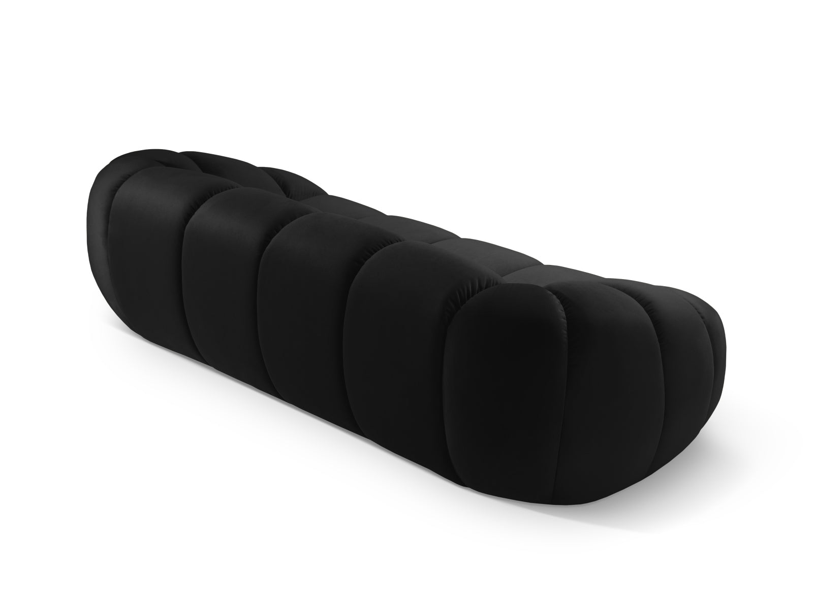 Schickes 3-Sitzer Sofa im Velours-Stil, Diana von Micadoni, perfekt für moderne Wohnzimmer und entspannte Stunden.
