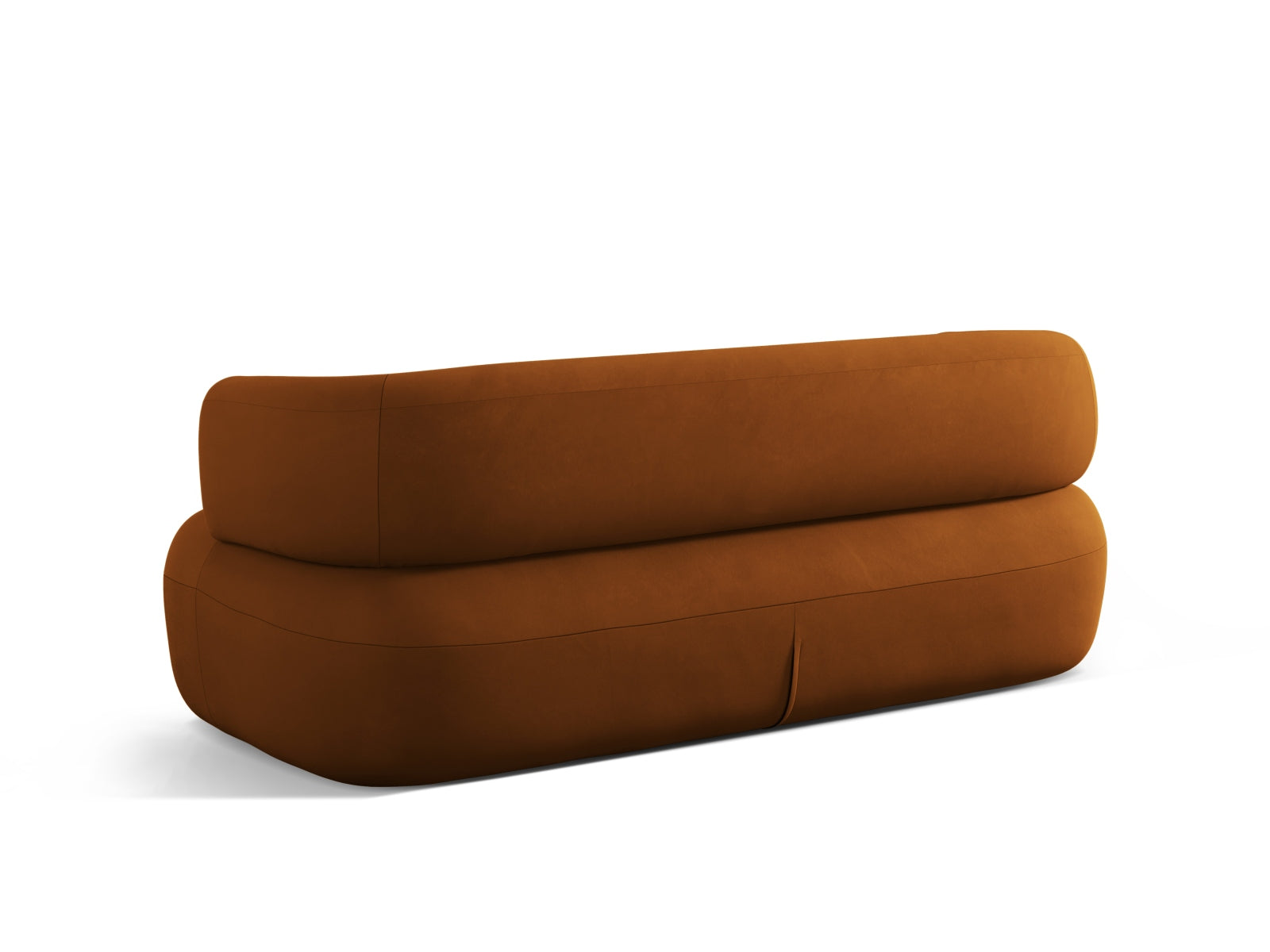 Jenny Velour Sofa 3 Sitzer in Pink-Salvador präsentiert im Onlineshop von KAQTU Design AG. 3er Sofa ist von Micadoni