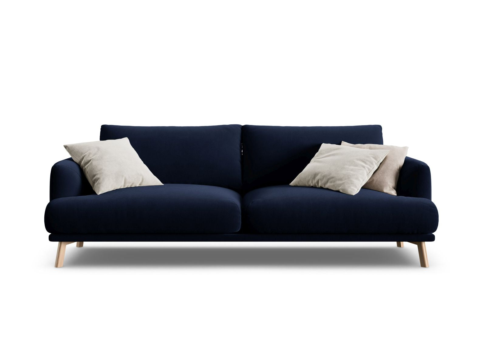 3-Sitzer Sofa Naomi in Royal Blue-Salvador präsentiert im Onlineshop von KAQTU Design AG. 3er Sofa ist von Micadoni