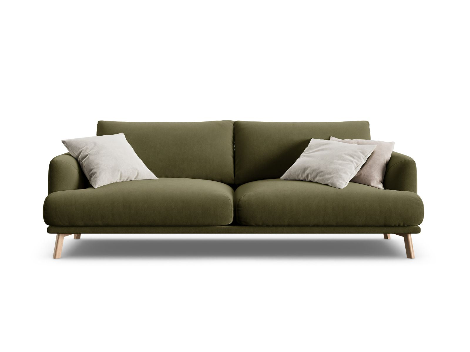 3-Sitzer Sofa Naomi in Green-Salvador präsentiert im Onlineshop von KAQTU Design AG. 3er Sofa ist von Micadoni