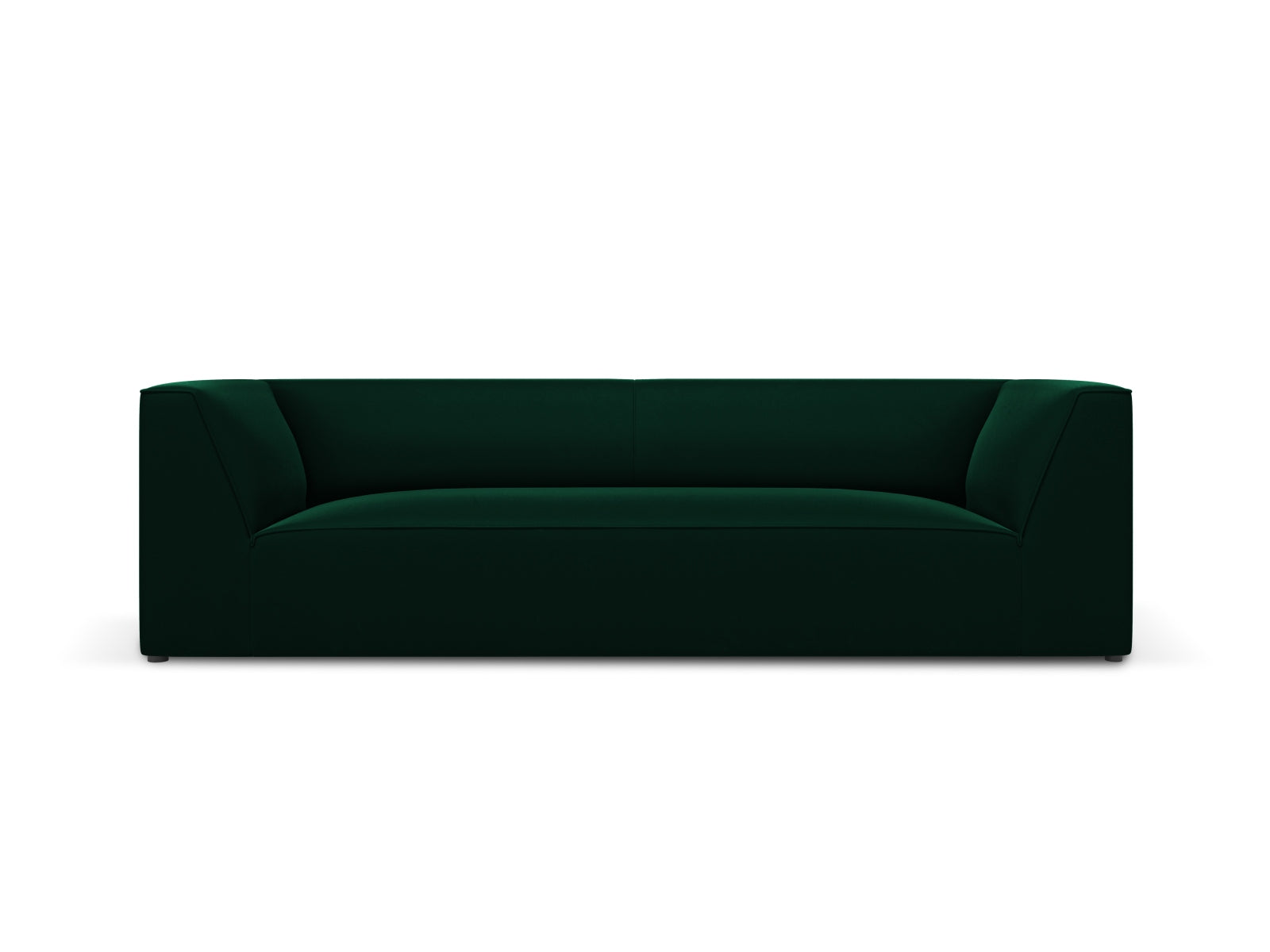 Ruby Velour Sofa 3 Sitzer in Bottle Green-Salvador präsentiert im Onlineshop von KAQTU Design AG. 3er Sofa ist von Micadoni