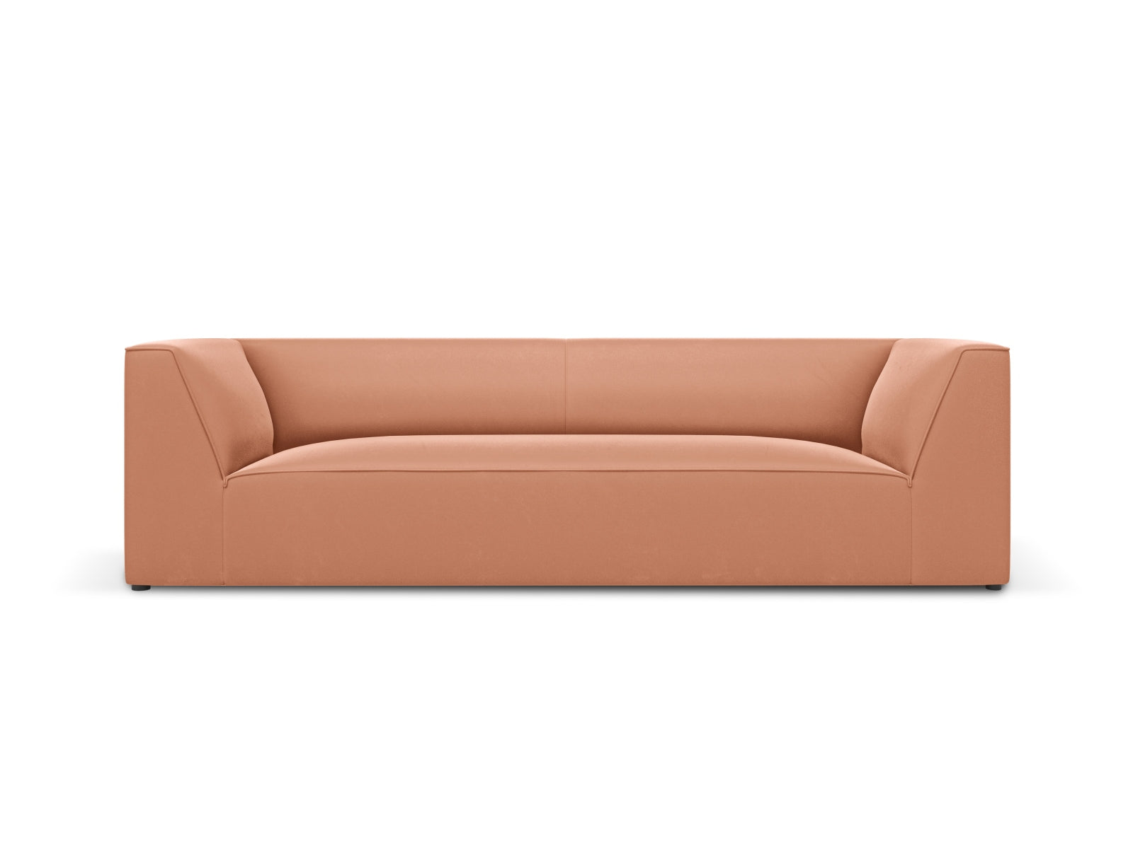 Ruby Velour Sofa 3 Sitzer in Pink-Salvador präsentiert im Onlineshop von KAQTU Design AG. 3er Sofa ist von Micadoni