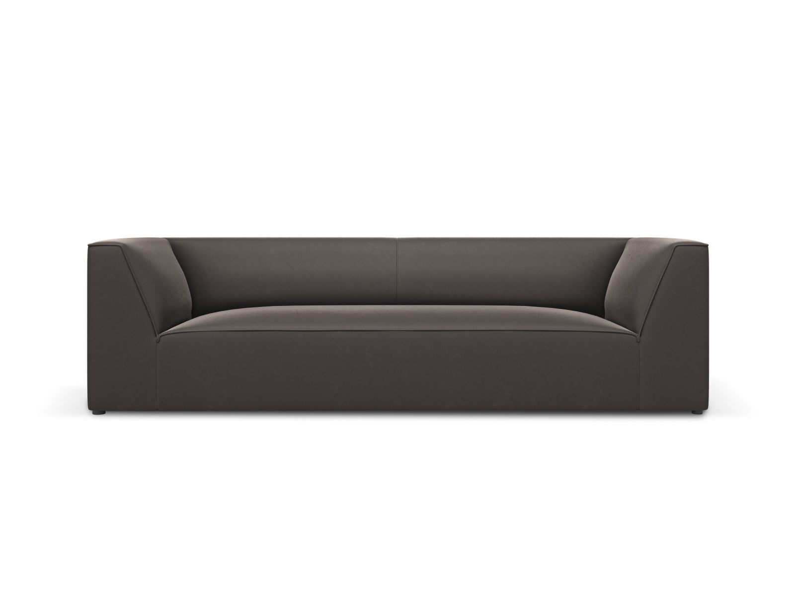 Ruby Velour Sofa 3 Sitzer in Dark Grey-Salvador präsentiert im Onlineshop von KAQTU Design AG. 3er Sofa ist von Micadoni