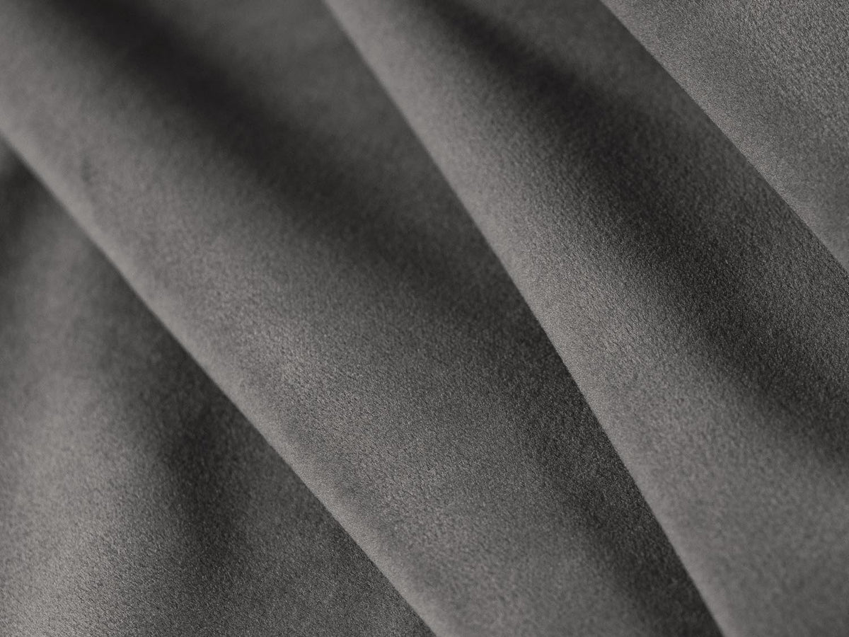 Jodie Velour modulares Sofa 3 Sitzer in Grey-Bluvel präsentiert im Onlineshop von KAQTU Design AG. 3er Sofa ist von Micadoni
