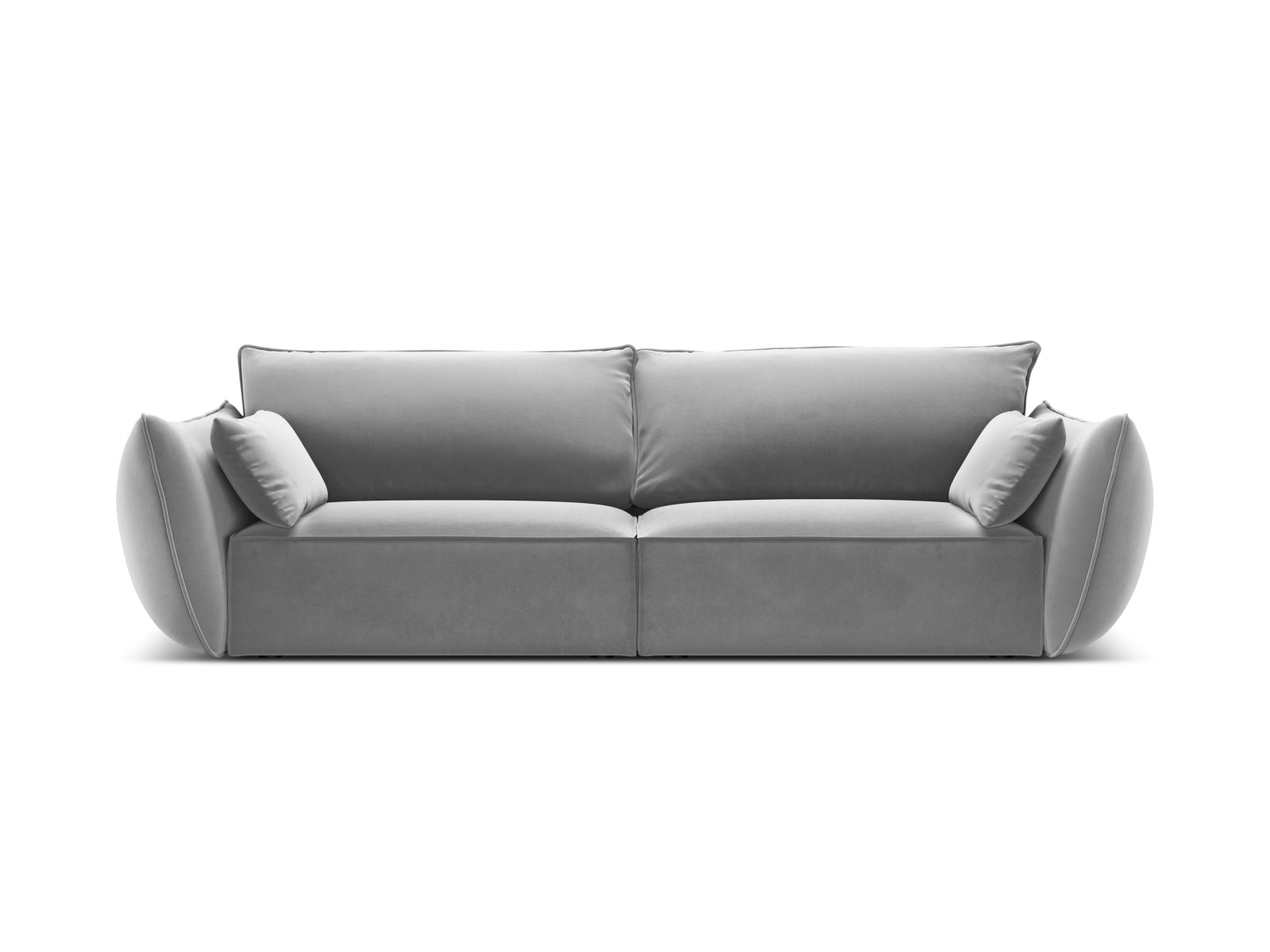 Kaelle Sofa 3 Sitzer in Grey-Bluvel präsentiert im Onlineshop von KAQTU Design AG. 3er Sofa ist von Micadoni