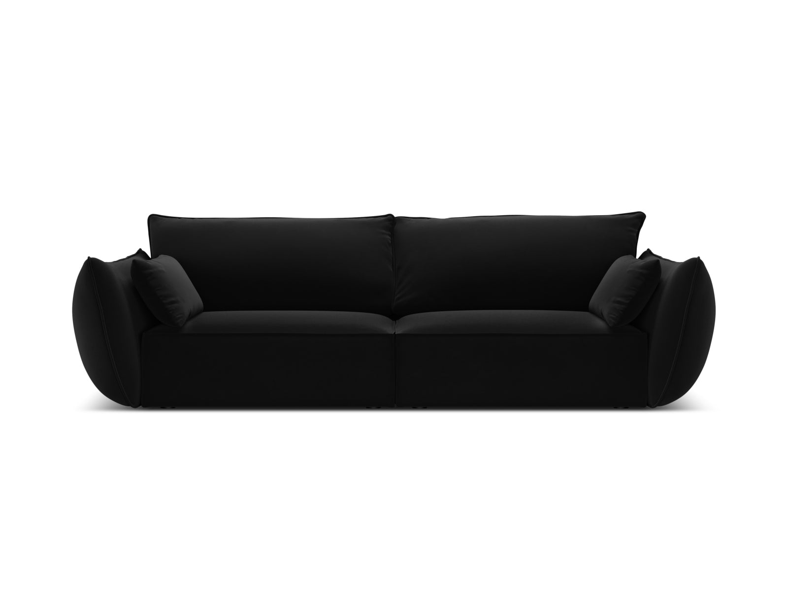 Kaelle Sofa 3 Sitzer in Black präsentiert im Onlineshop von KAQTU Design AG. 3er Sofa ist von Micadoni