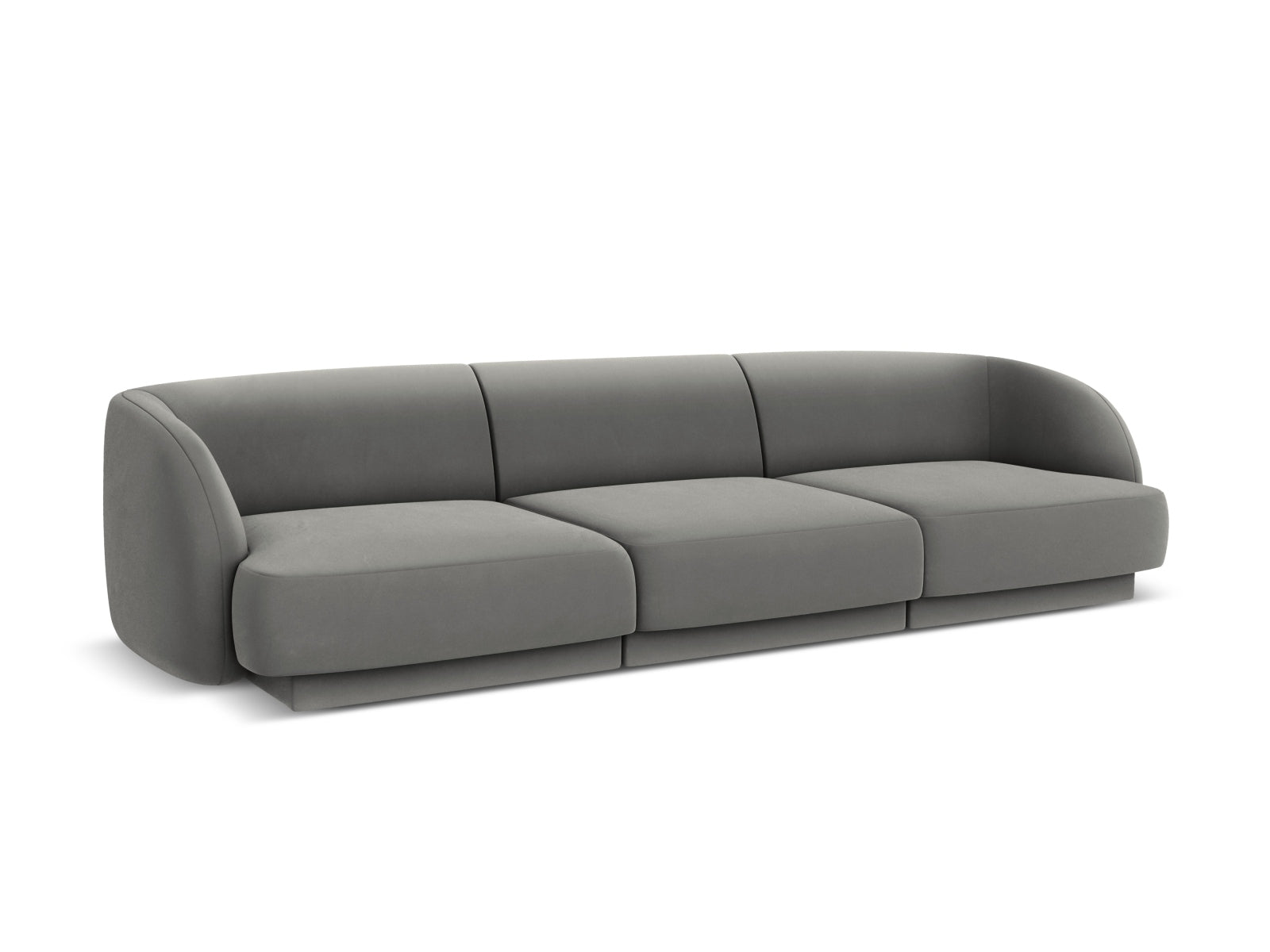 Erleben Sie das Miley Velour Sofa 3 Sitzer von Micadoni – ein elegantes Möbelstück, das Komfort und Stil vereint. Ideal für jedes Wohnzimmer!