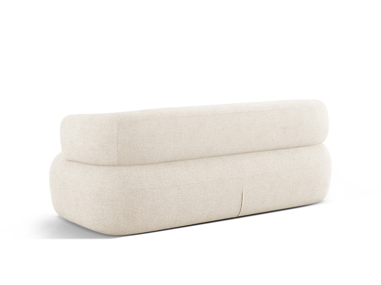 Entdecken Sie das stilvolle Jenny Boucle Sofa 3 Sitzer von Micadoni – der Inbegriff von Eleganz und Komfort für Ihr Wohnzimmer.