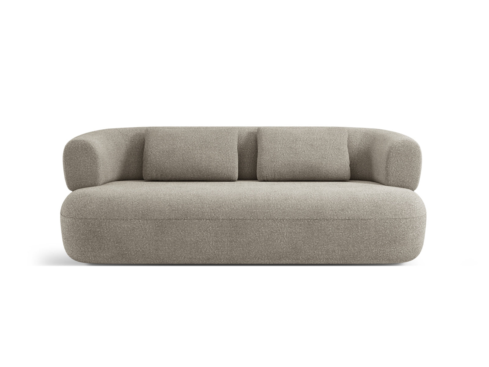 Jenny Boucle Sofa 3 Sitzer in Light Grey präsentiert im Onlineshop von KAQTU Design AG. 3er Sofa ist von Micadoni