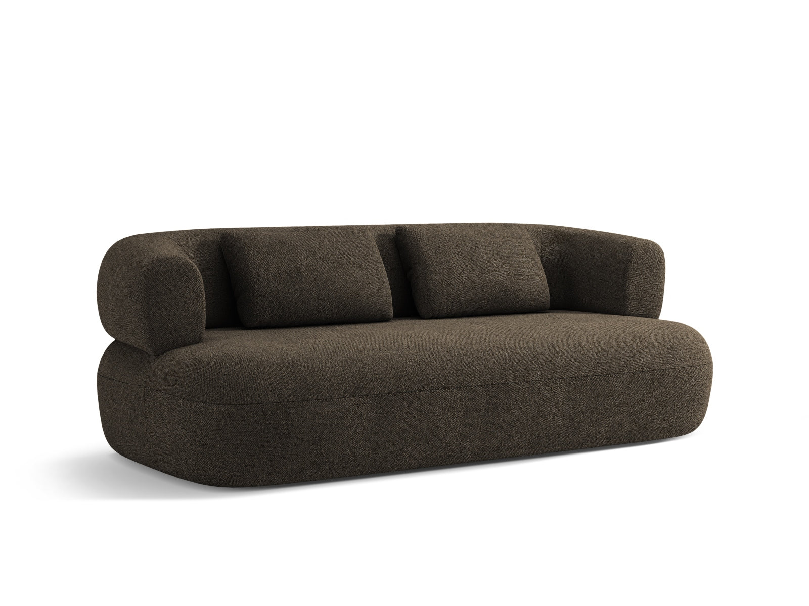 Erleben Sie das Jenny Boucle Sofa 3 Sitzer von Micadoni – eine harmonische Verbindung von modernem Design und höchstem Sitzkomfort für Ihr Zuhause.