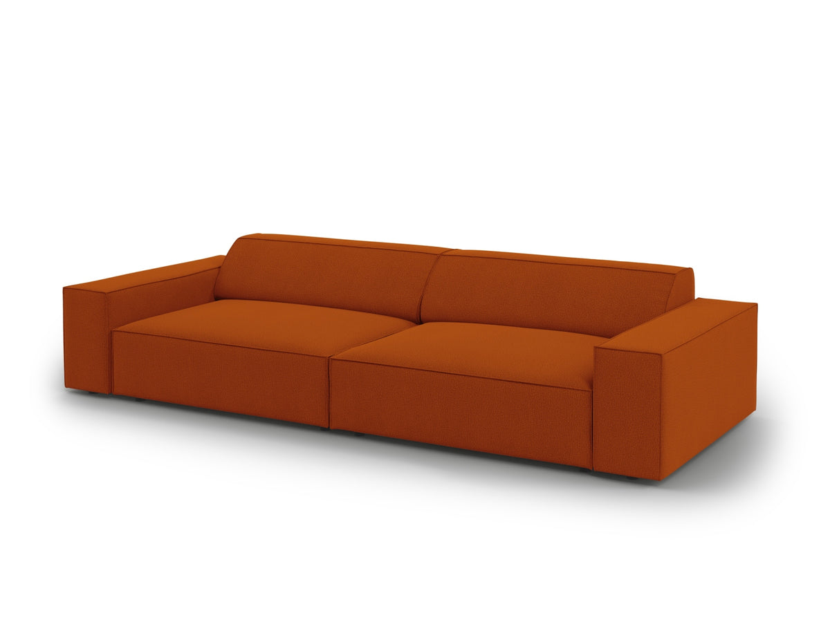 Jodie Modulares Sofa 3 Sitzer in Terracotta-Megan präsentiert im Onlineshop von KAQTU Design AG. 3er Sofa ist von Micadoni