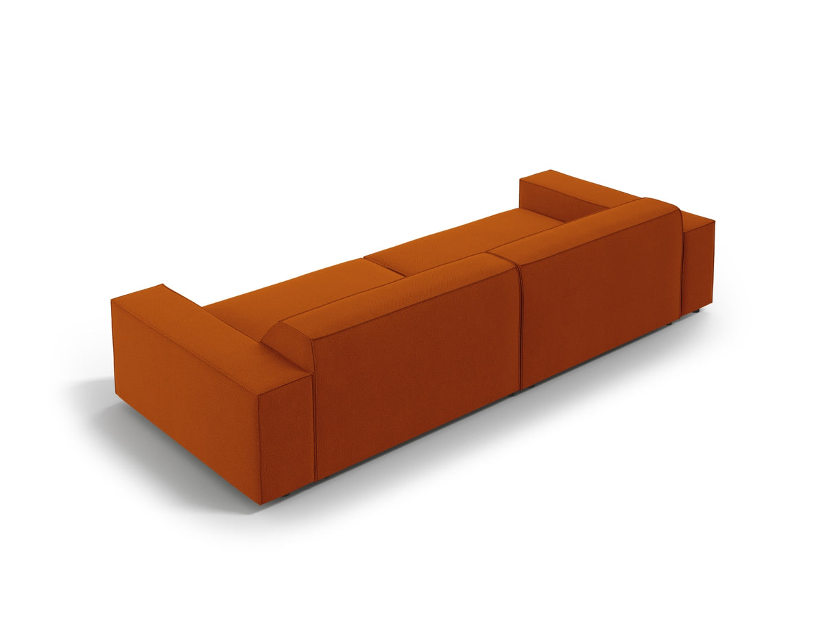 Jodie Modulares Sofa 3 Sitzer in Terracotta-Megan präsentiert im Onlineshop von KAQTU Design AG. 3er Sofa ist von Micadoni