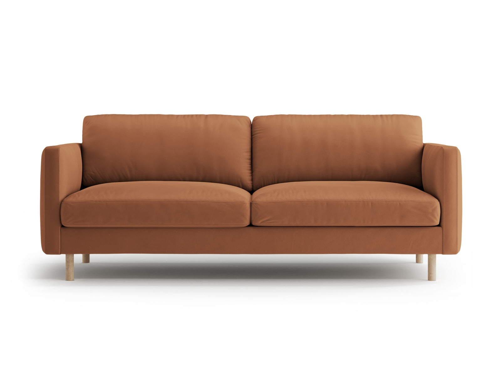 Eden Velour Sofa 3 Sitzer in Honey präsentiert im Onlineshop von KAQTU Design AG. 3er Sofa ist von Micadoni