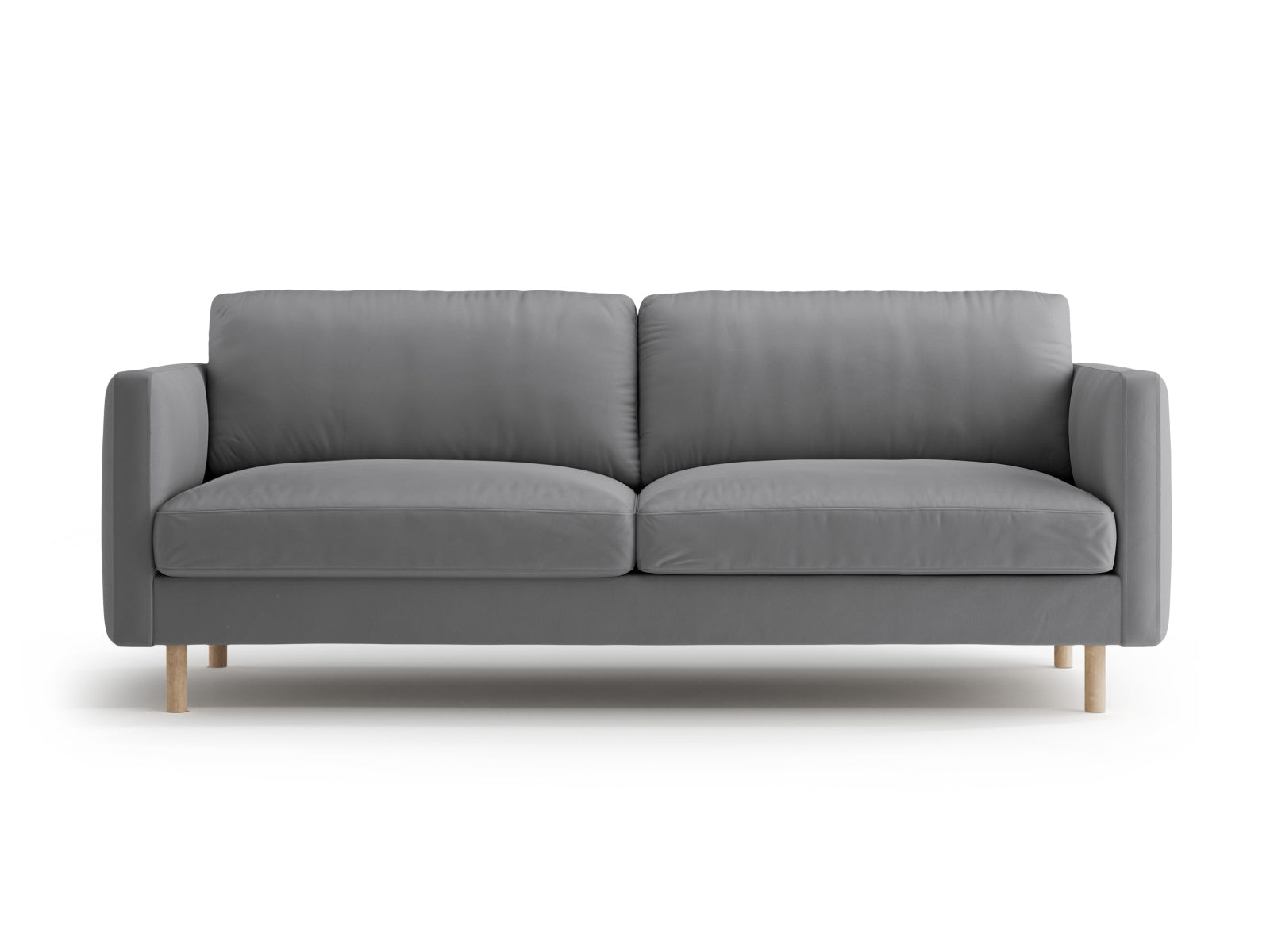 Eden Velour Sofa 3 Sitzer in Grey präsentiert im Onlineshop von KAQTU Design AG. 3er Sofa ist von Micadoni