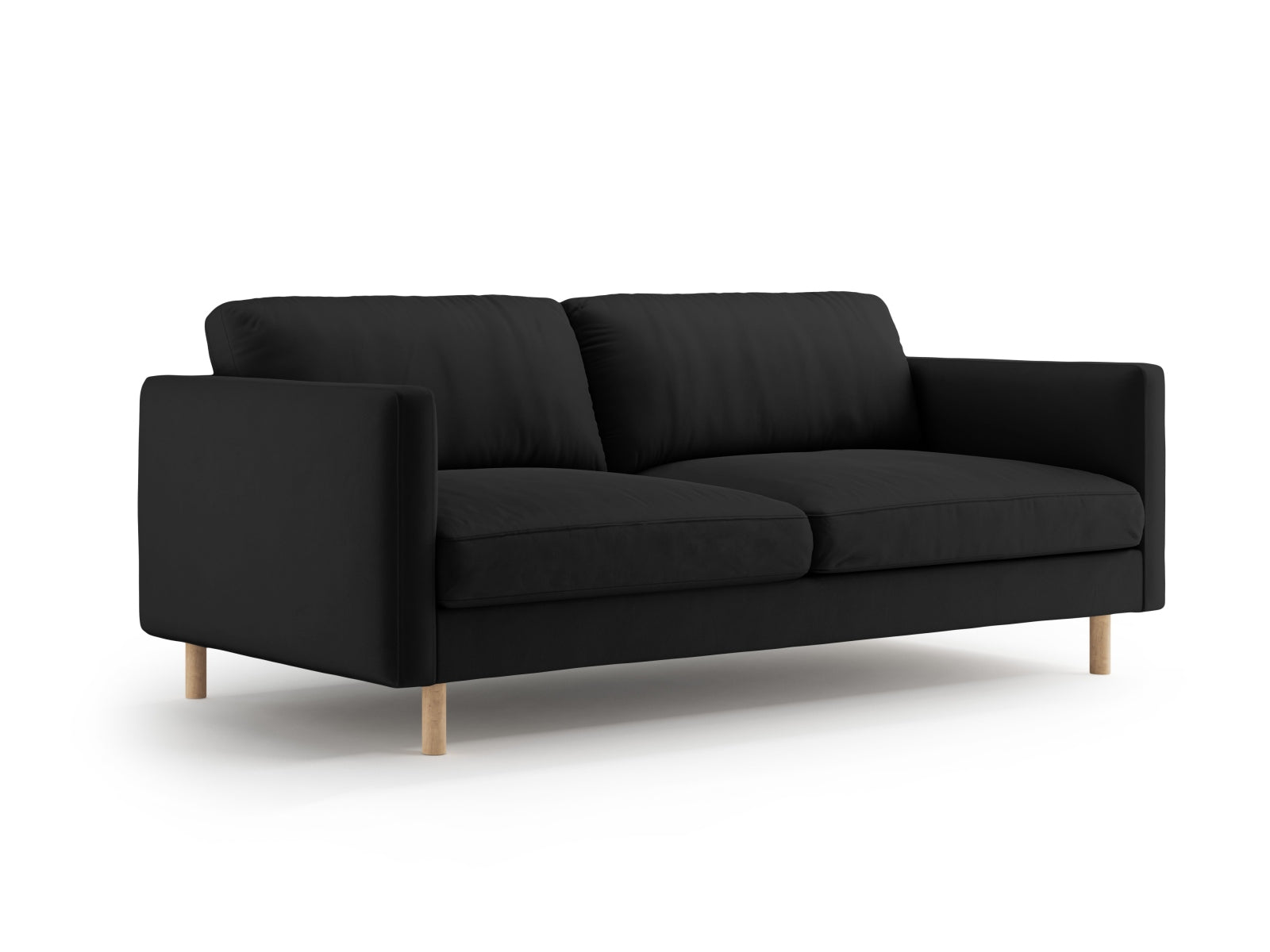 Entdecken Sie das Eden Velour Sofa 3-Sitzer von Micadoni: Hochwertiges Velours, modernes Design und optimaler Komfort für Ihr Zuhause.