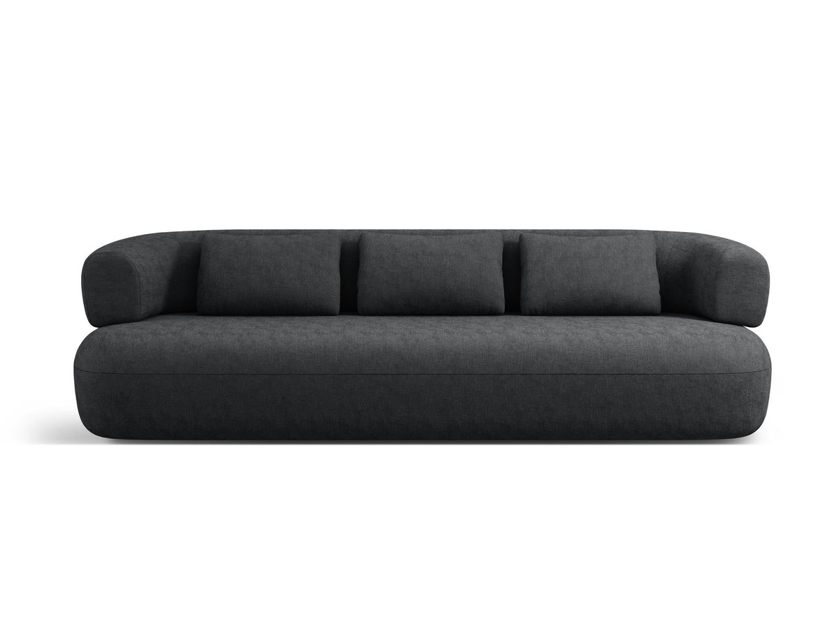 3-Sitzer Sofa Jenny in Dark Grey-Perfect Harmony präsentiert im Onlineshop von KAQTU Design AG. 3er Sofa ist von Micadoni