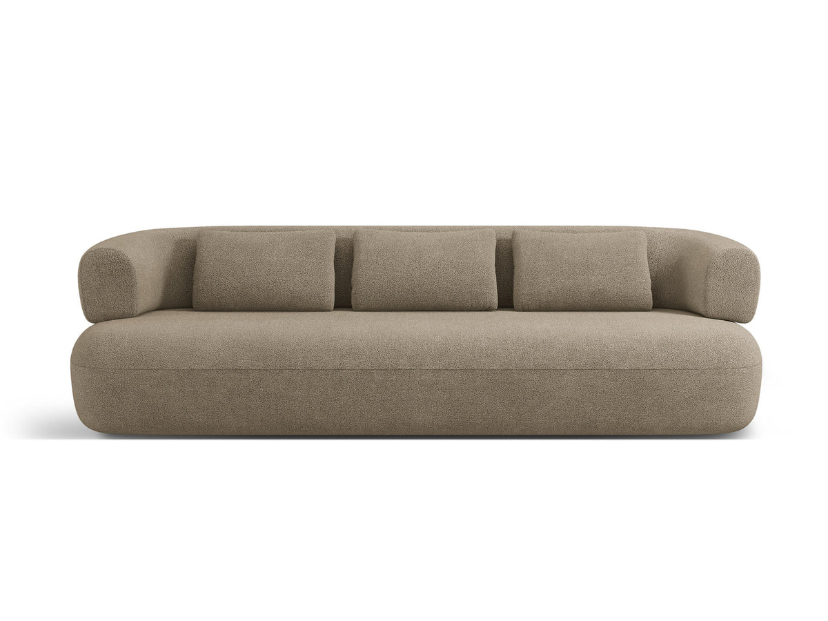 3-Sitzer Sofa Jenny in Light Brown-Now or Never präsentiert im Onlineshop von KAQTU Design AG. 3er Sofa ist von Micadoni