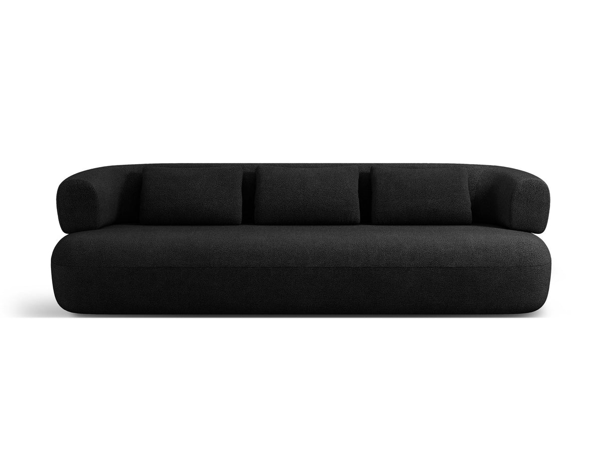 3-Sitzer Sofa Jenny in Black-Now or Never präsentiert im Onlineshop von KAQTU Design AG. 3er Sofa ist von Micadoni