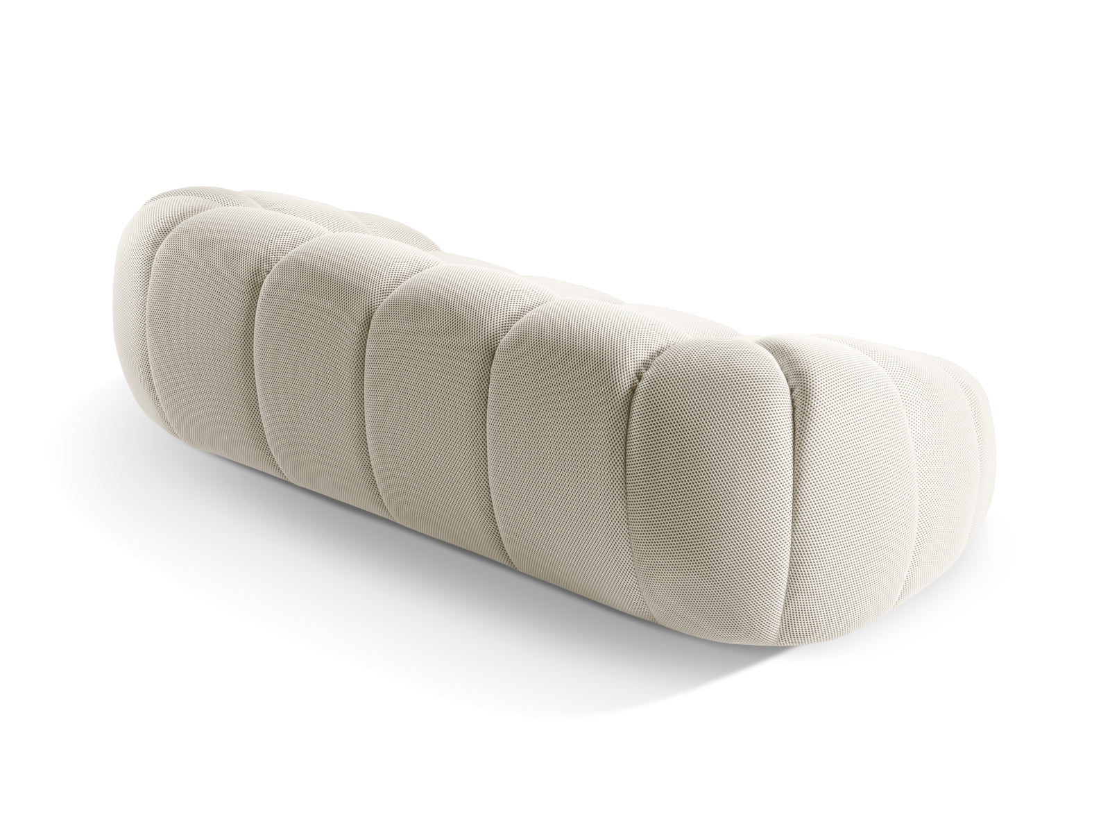 Elegantes 3-Sitzer Sofa "Diana" in sanftem Beige, ideal für zeitgemäße Wohnräume. Hochwertige Verarbeitung und komfortable Sitzfläche von Micadoni.